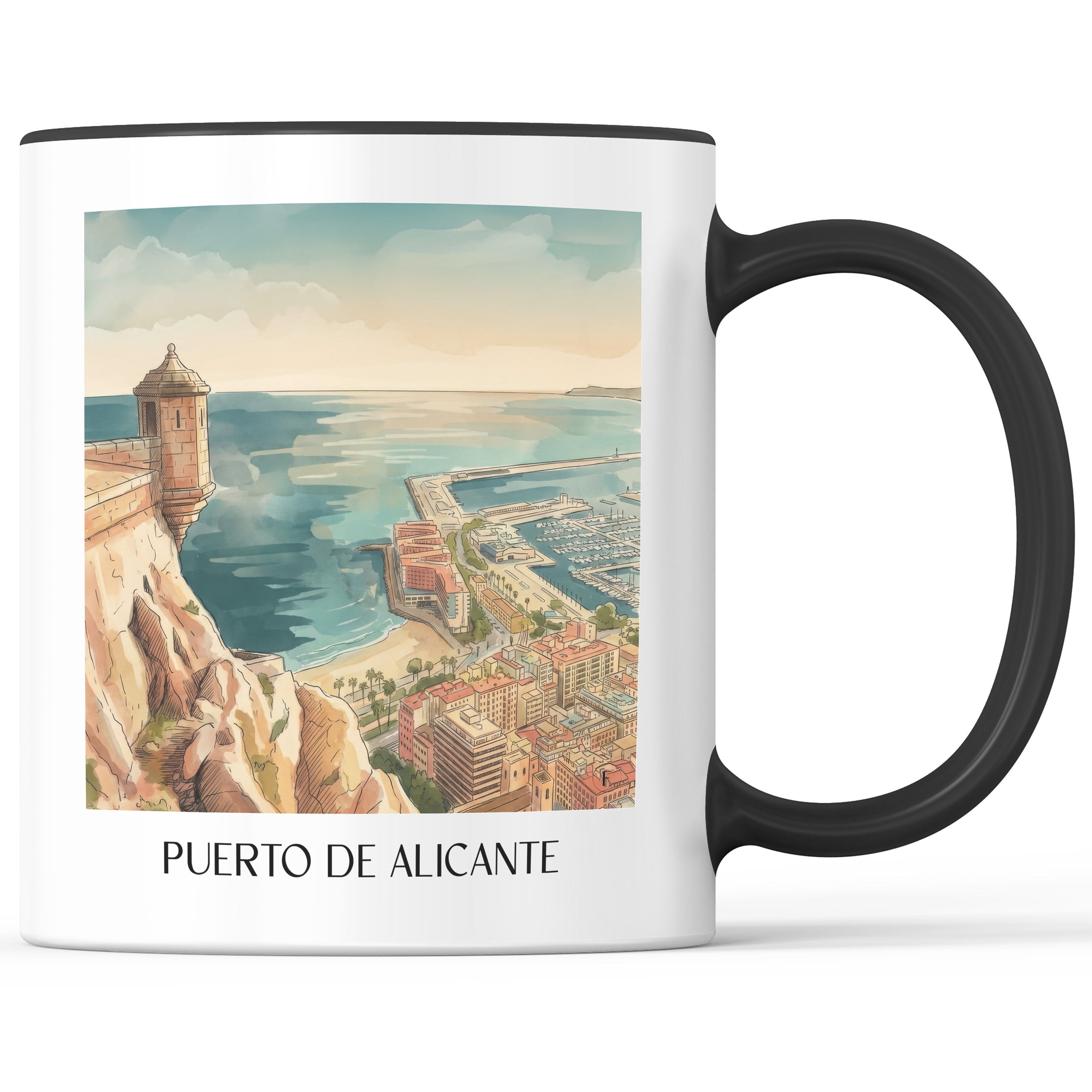 puerto-de-alicante-spanien-spanien-kaffeebecher-aquarell