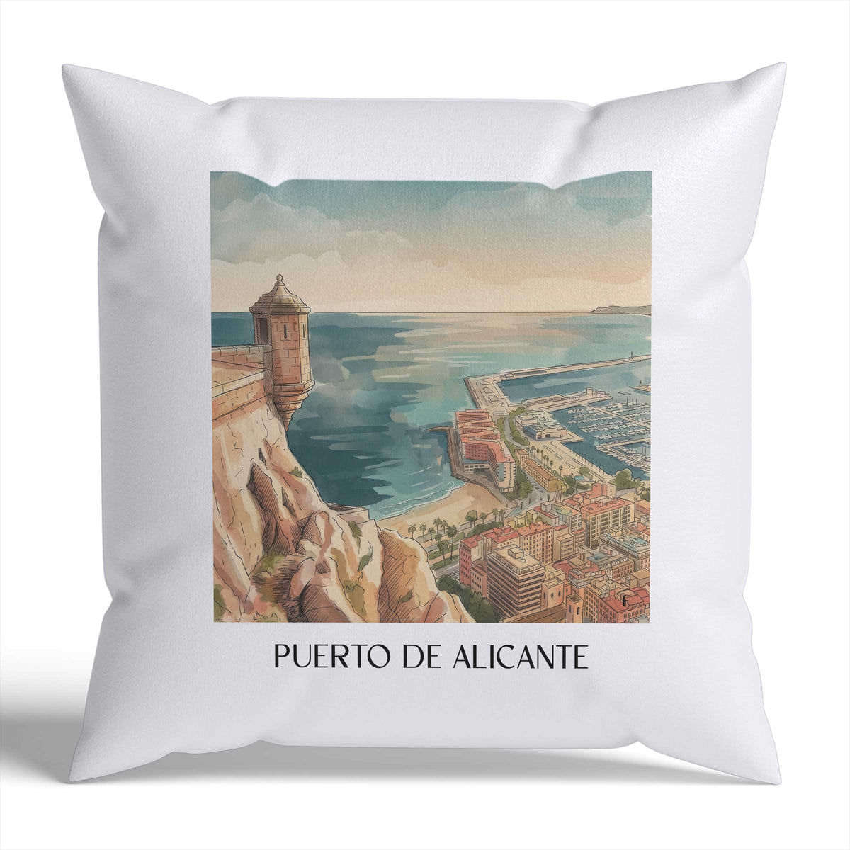 puerto-de-alicante-spanien-spanien-kissenbezug-aquarell