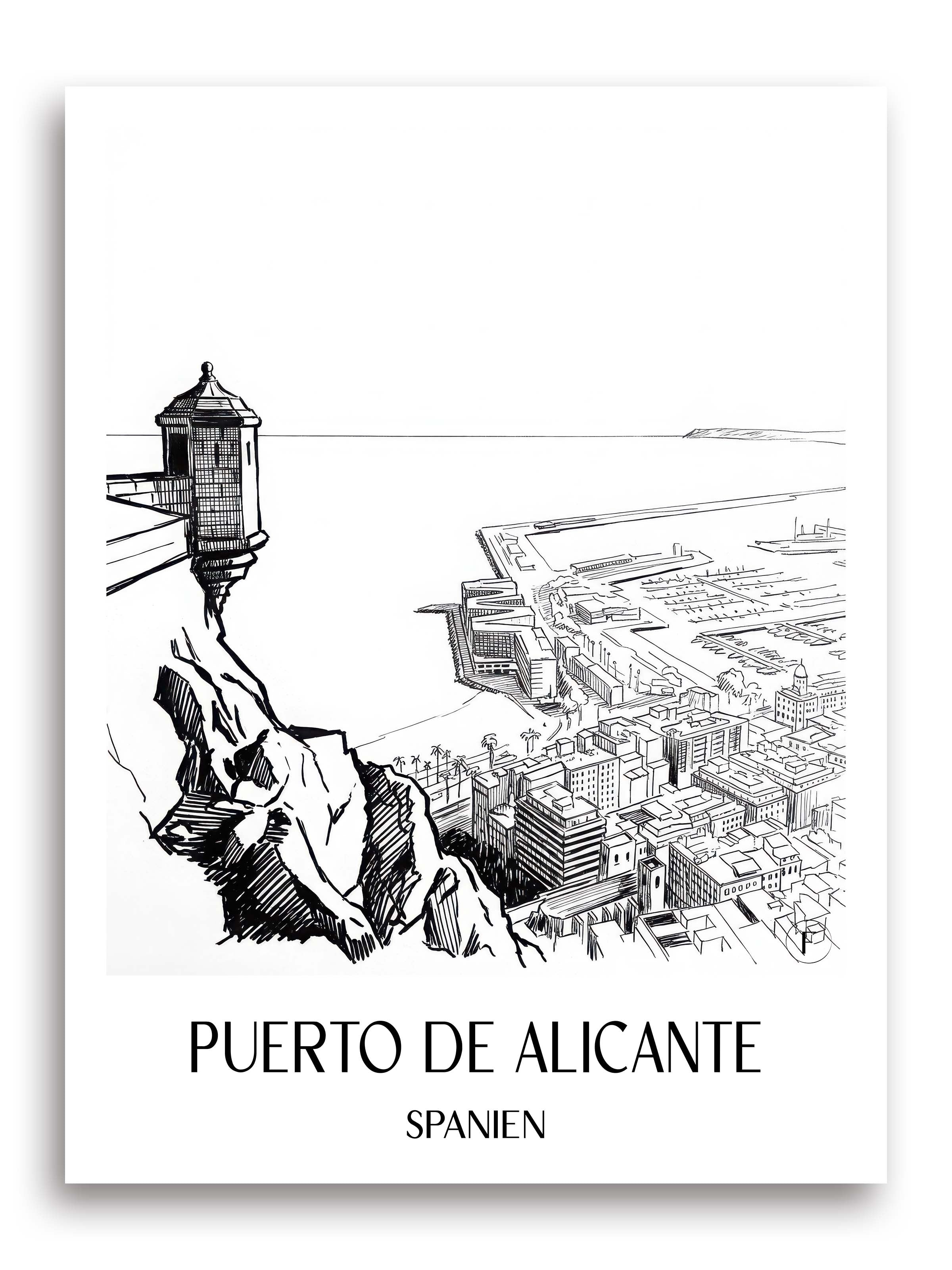 puerto-de-alicante-spanien-spanien-poster-skizze