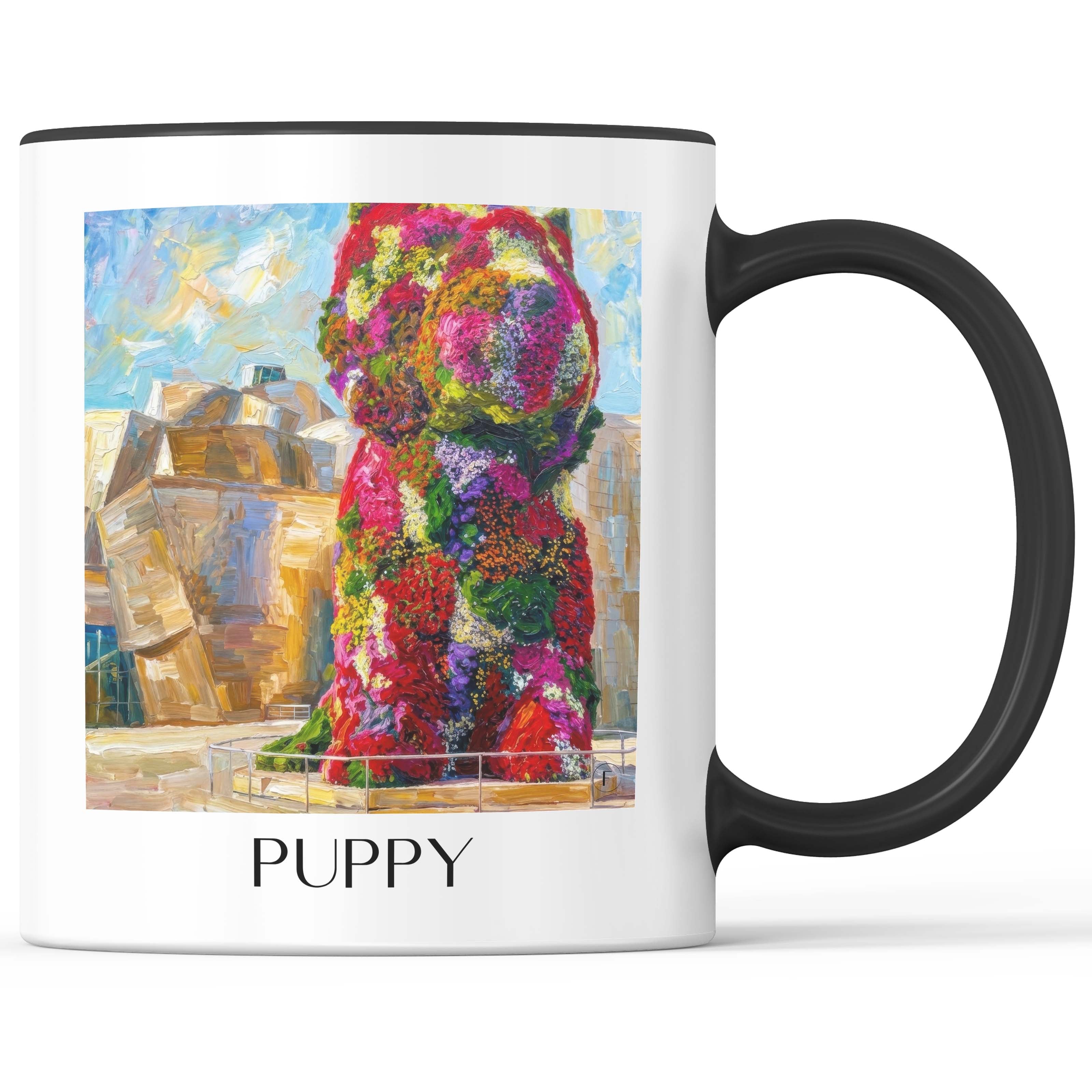 puppy-bilbao-spanien-kaffeebecher-oil-painting-oelgemaelde