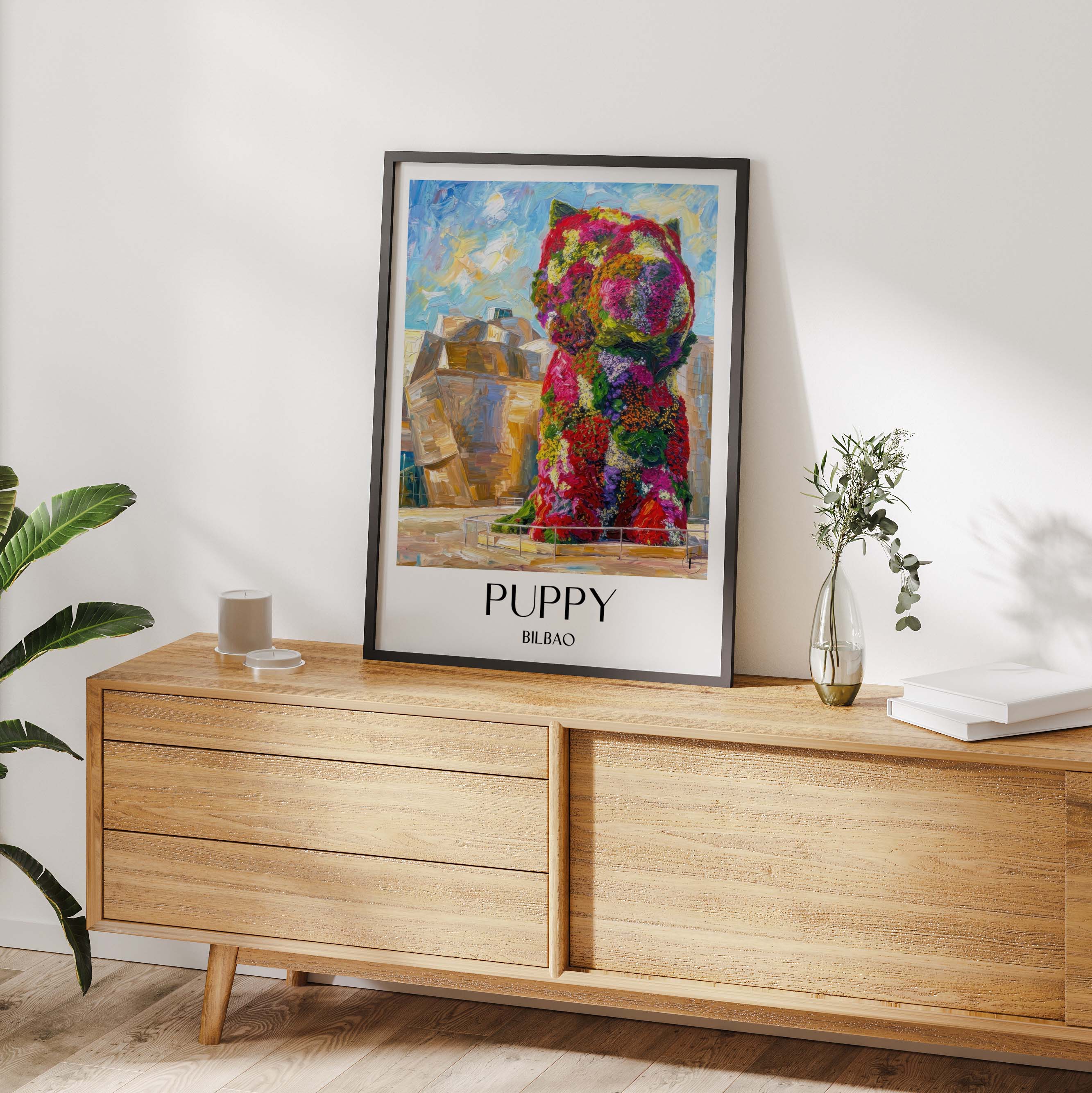 puppy-bilbao-spanien-poster-oil-painting-oelgemaelde