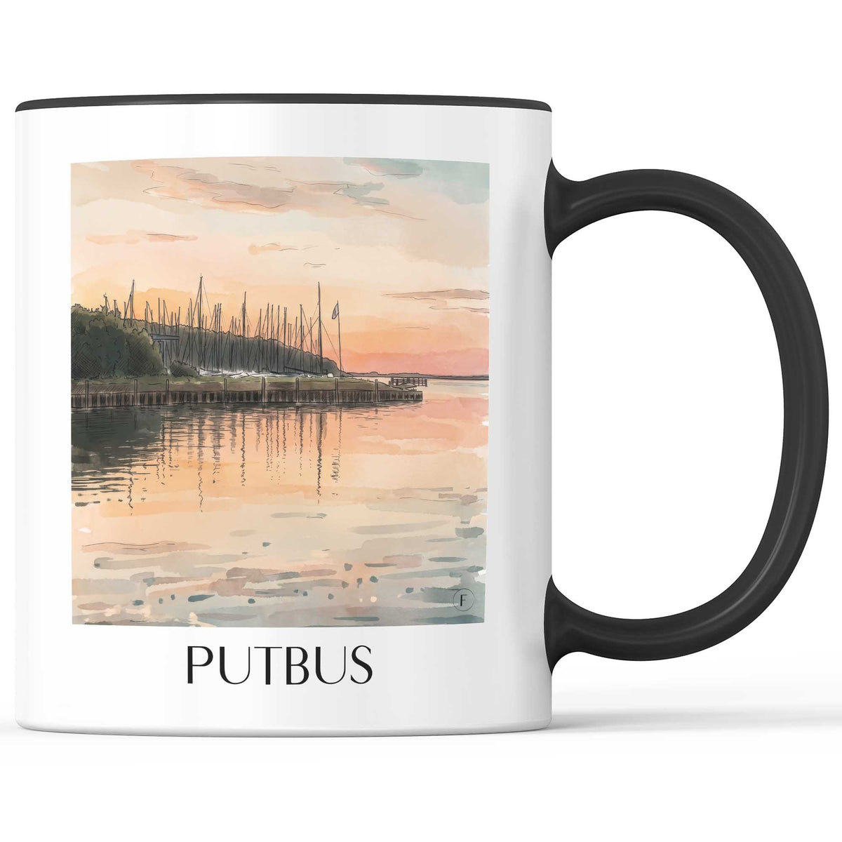 putbus-rügen-deutschland-kaffeebecher-aquarell