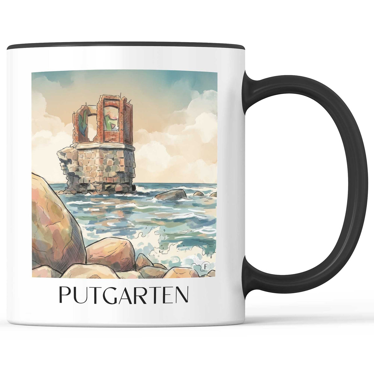 putgarten-rügen-deutschland-kaffeebecher-aquarell