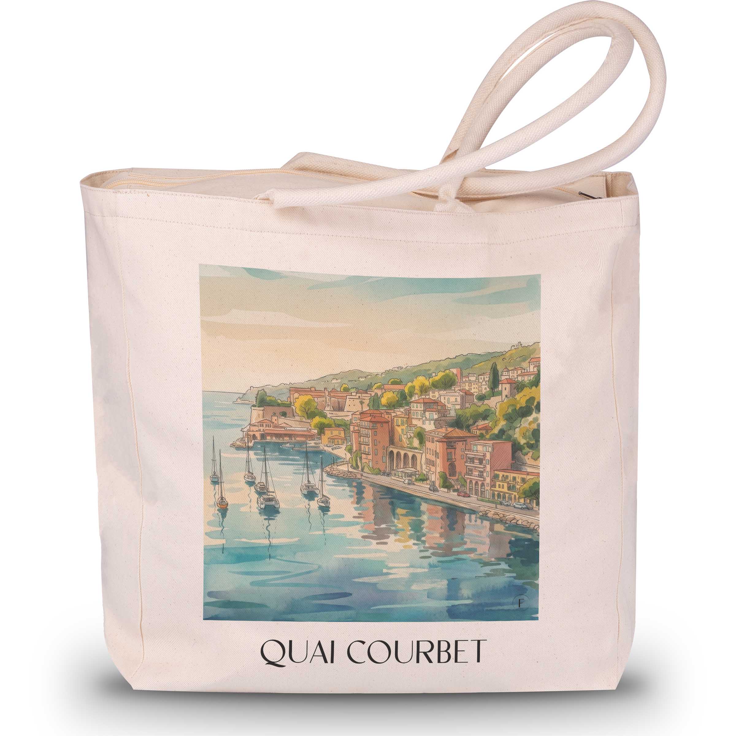 quai-courbet-villefranche-sur-mer-frankreich-einkaufstasche-aquarell