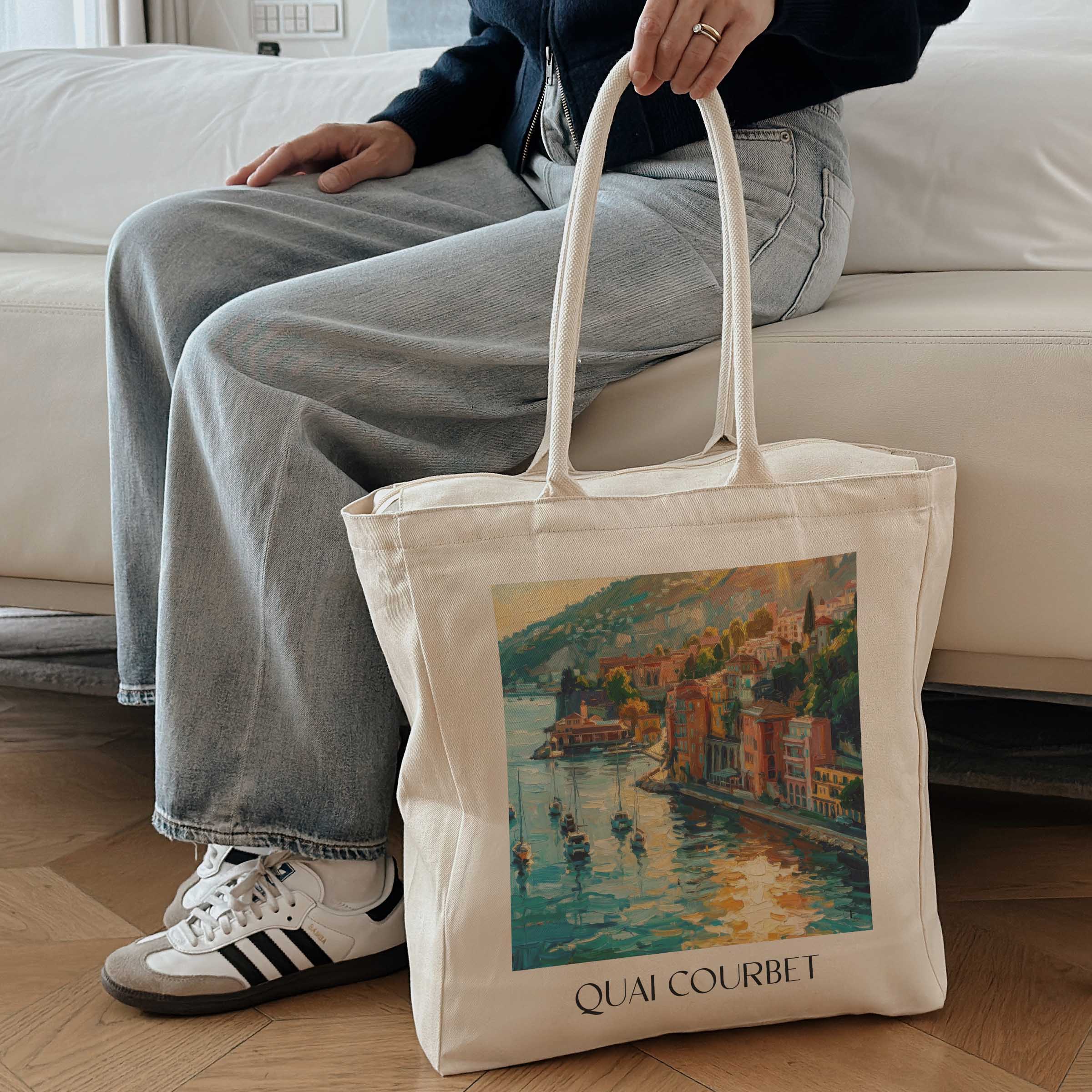 quai-courbet-villefranche-sur-mer-frankreich-einkaufstasche-oil-painting-oelgemaelde