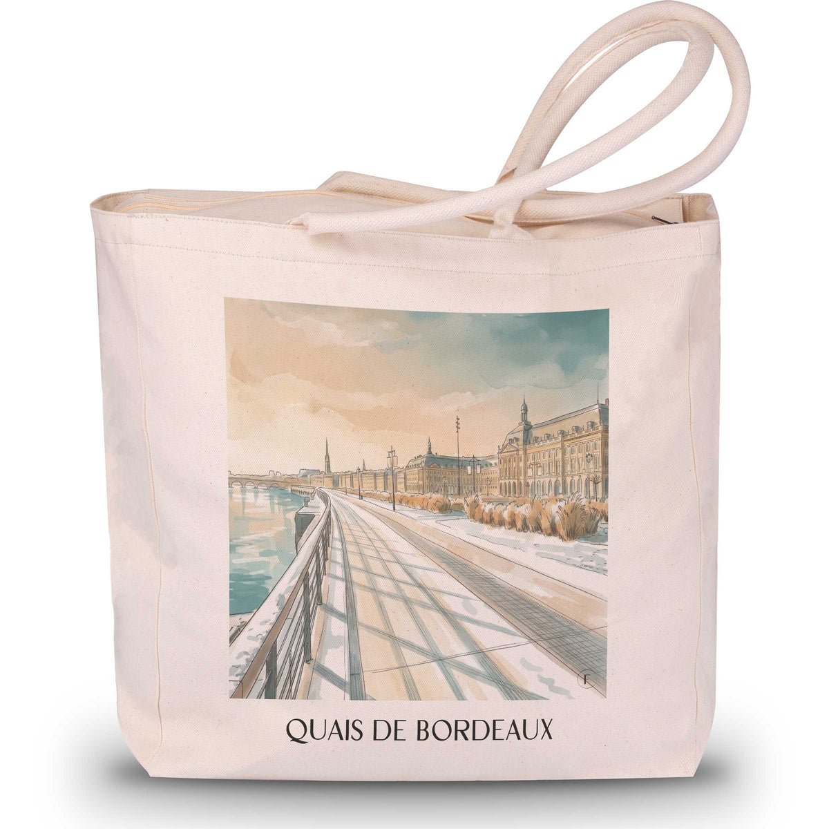 quais-de-bordeaux-gironde-frankreich-einkaufstasche-aquarell