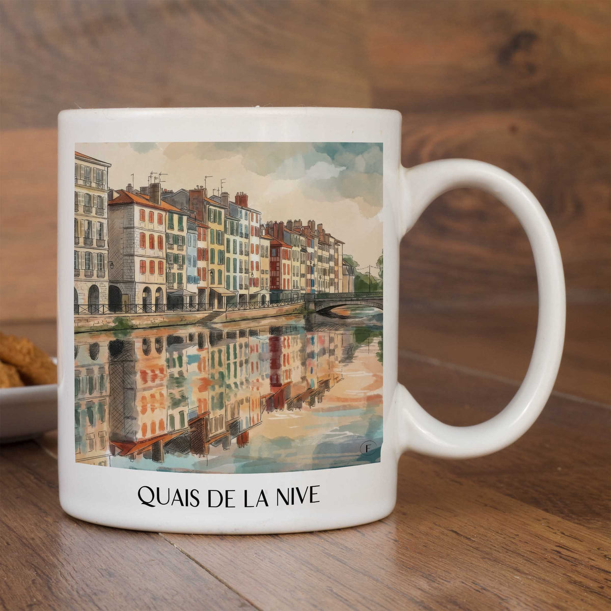 quais-de-la-nive-bayonne-frankreich-kaffeebecher-aquarell