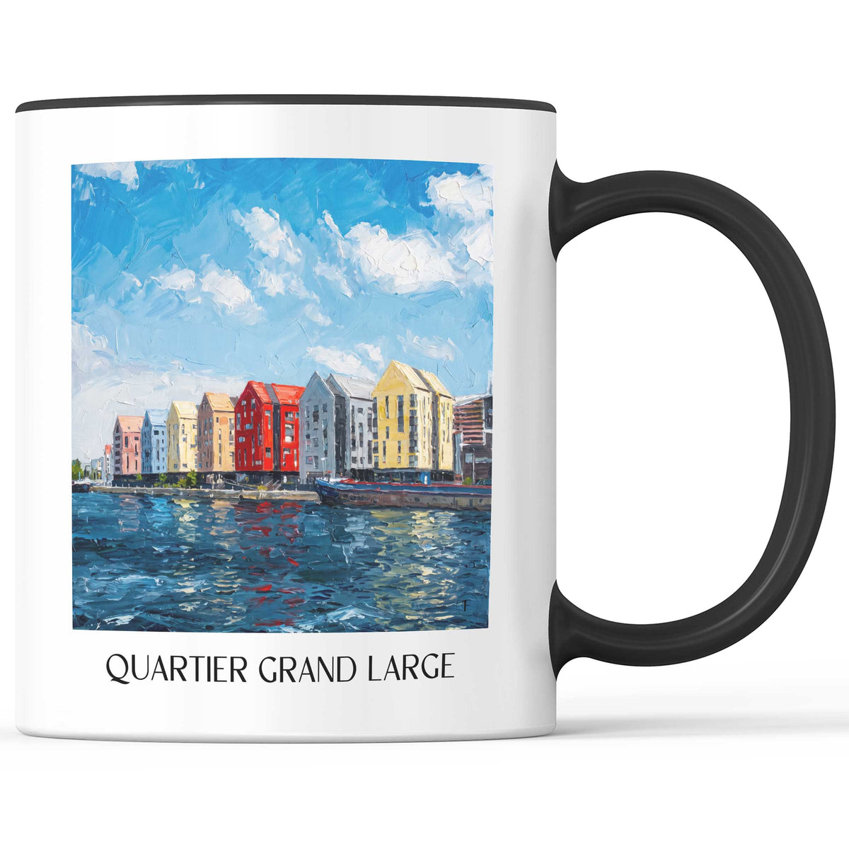 quartier-grand-large-dunkerque-frankreich-kaffeebecher-oil-painting-oelgemaelde