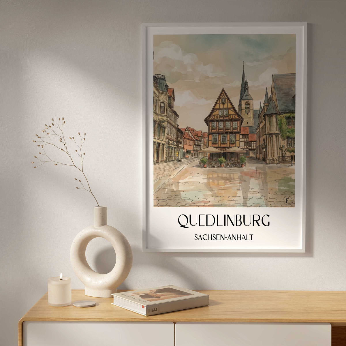 quedlinburg-sachsen-anhalt-deutschland-poster-aquarell