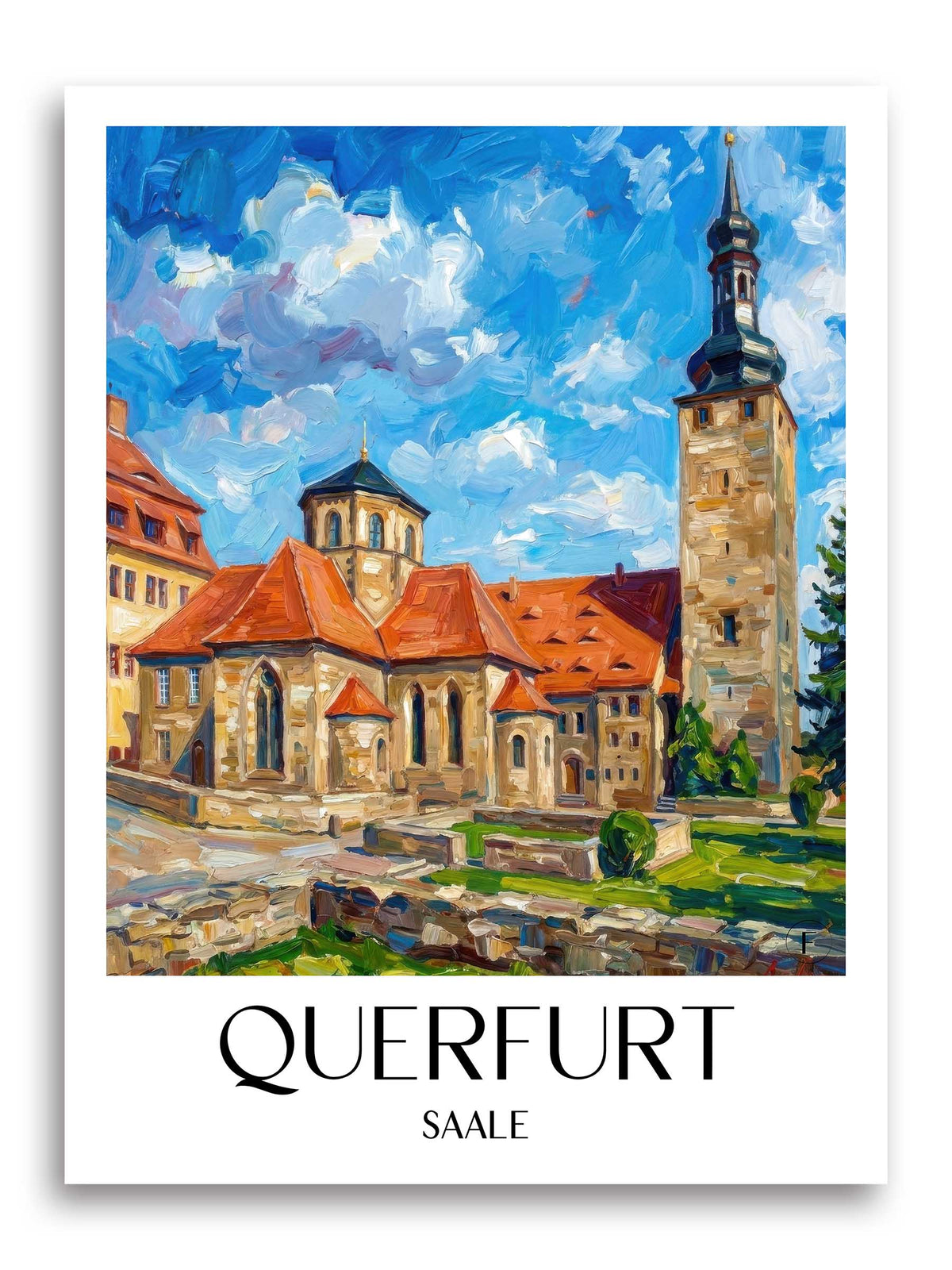 querfurt-saale-deutschland-poster-oil-painting-oelgemaelde