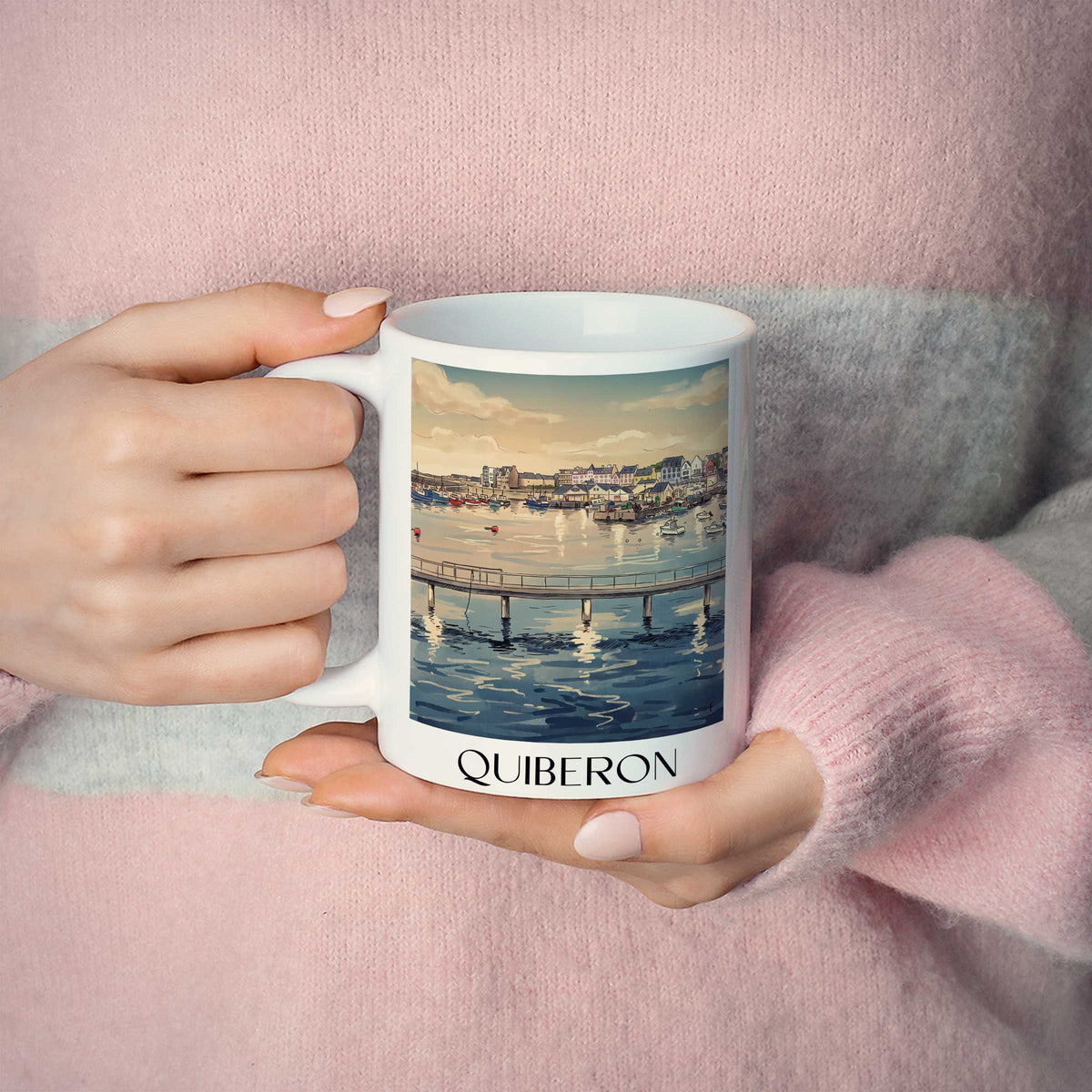 quiberon-presqu'île-de-quiberon-frankreich-kaffeebecher-aquarell