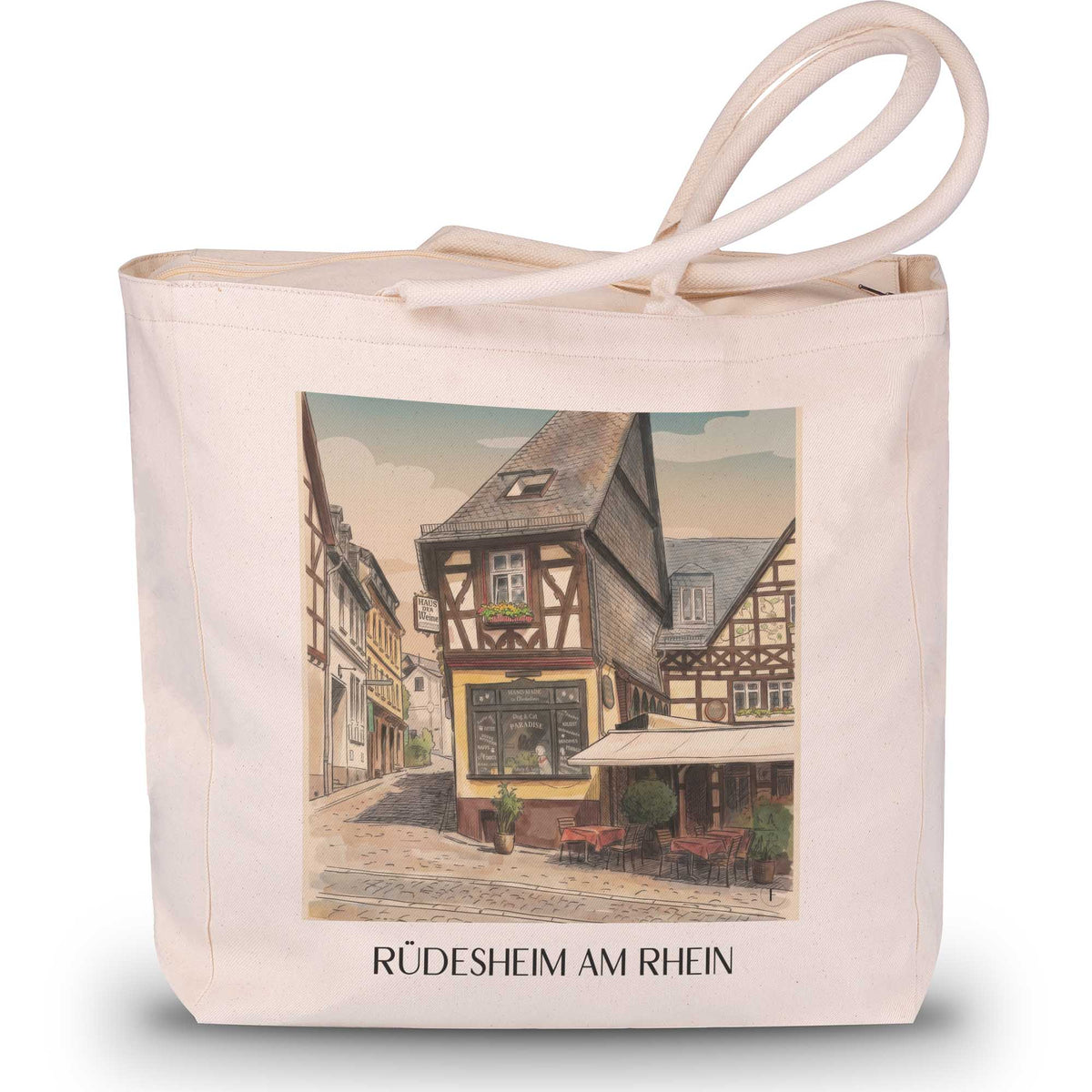 rüdesheim-am-rhein-rheingau-deutschland-einkaufstasche-aquarell