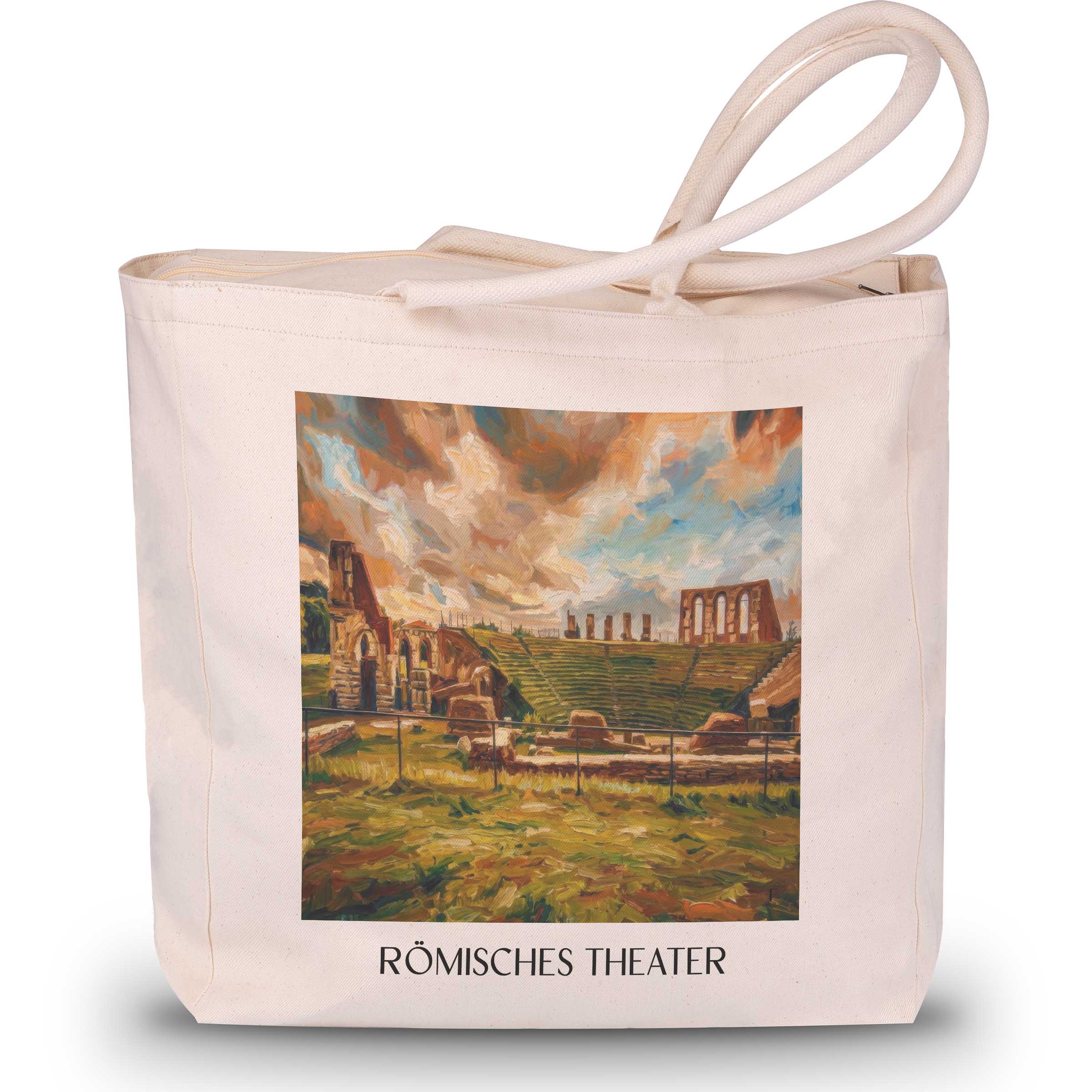 römisches-theater-gubbio-italien-einkaufstasche-oil-painting-oelgemaelde