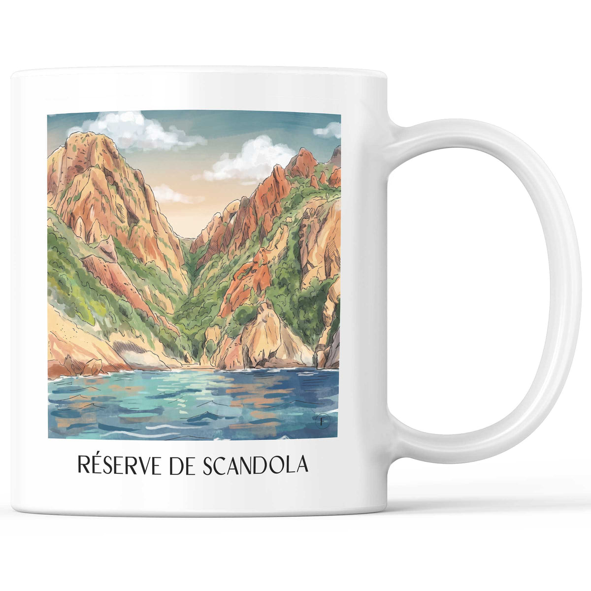 réserve-de-scandola-golfe-de-porto-frankreich-kaffeebecher-aquarell