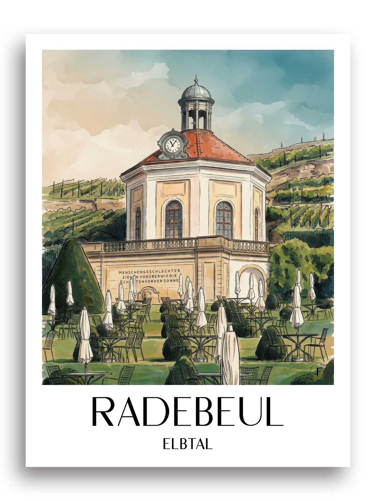 radebeul-elbtal-deutschland-poster-aquarell