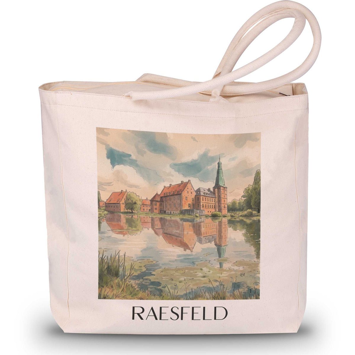 raesfeld-münsterland-deutschland-einkaufstasche-aquarell