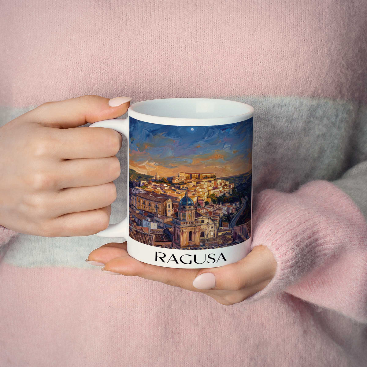 ragusa-sizilien-italien-kaffeebecher-oil-painting-oelgemaelde