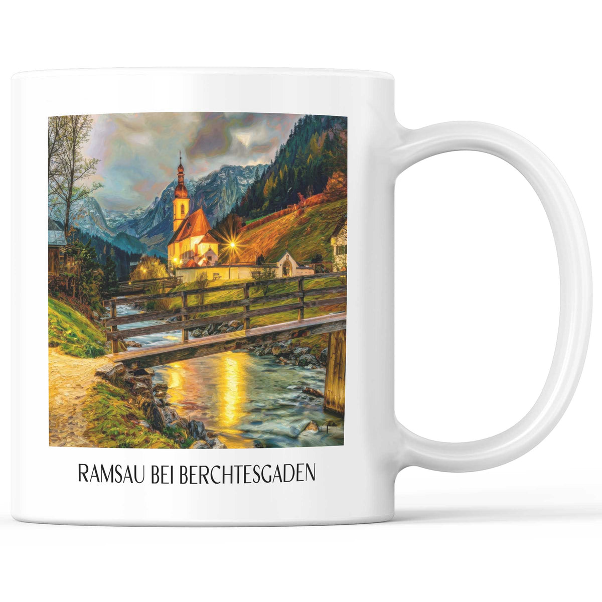 ramsau-bei-berchtesgaden-(bei-nacht)-bayern-deutschland-kaffeebecher-oil-painting-oelgemaelde