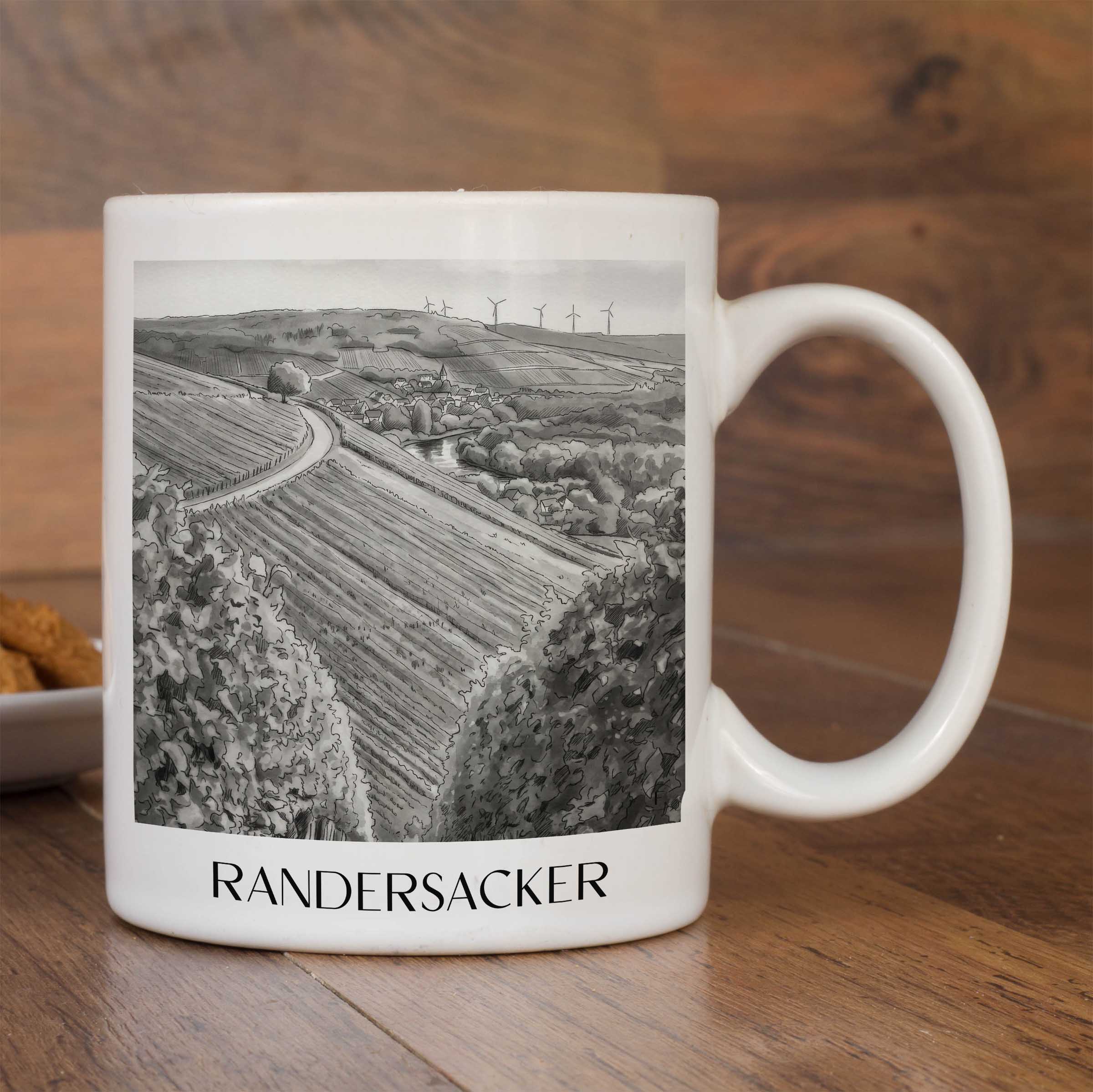 randersacker-würzburg-deutschland-kaffeebecher-aquarell-schwarz-weiss