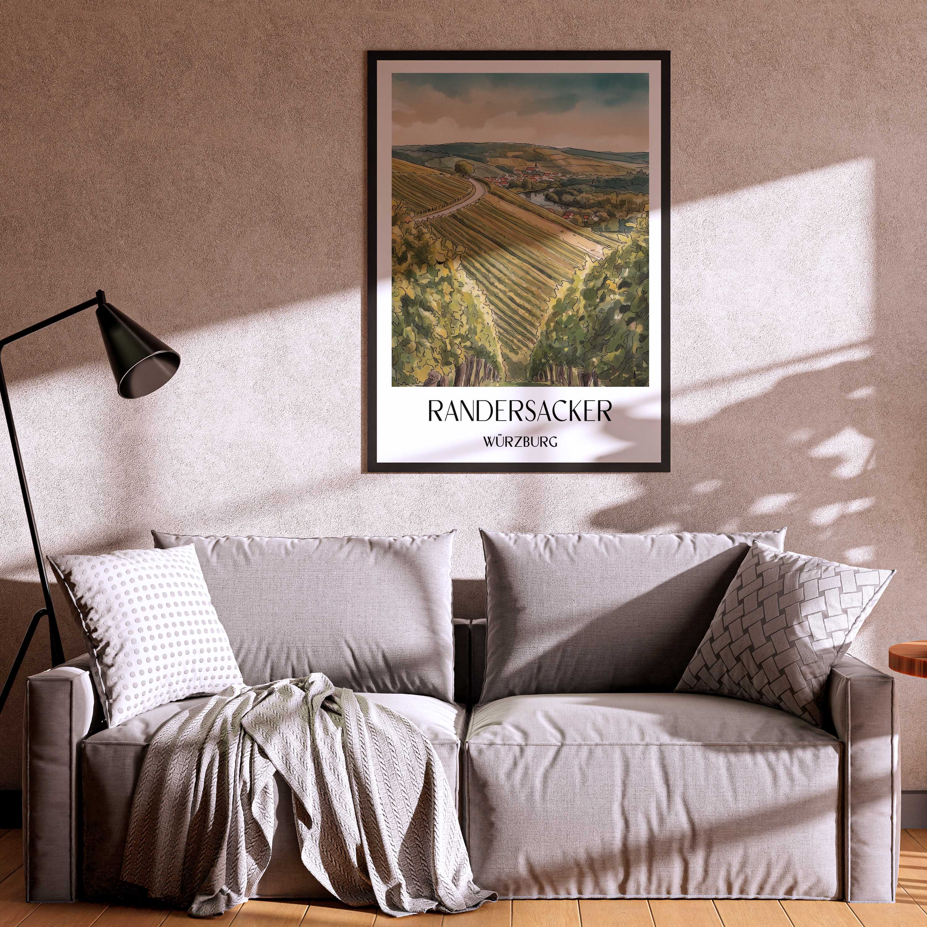 randersacker-würzburg-deutschland-poster-aquarell