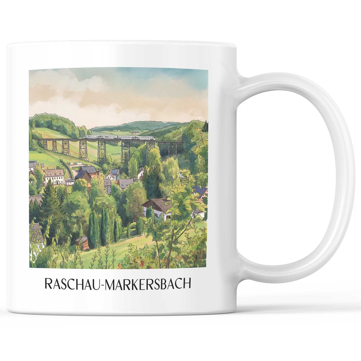 raschau-markersbach-erzgebirge-deutschland-kaffeebecher-aquarell