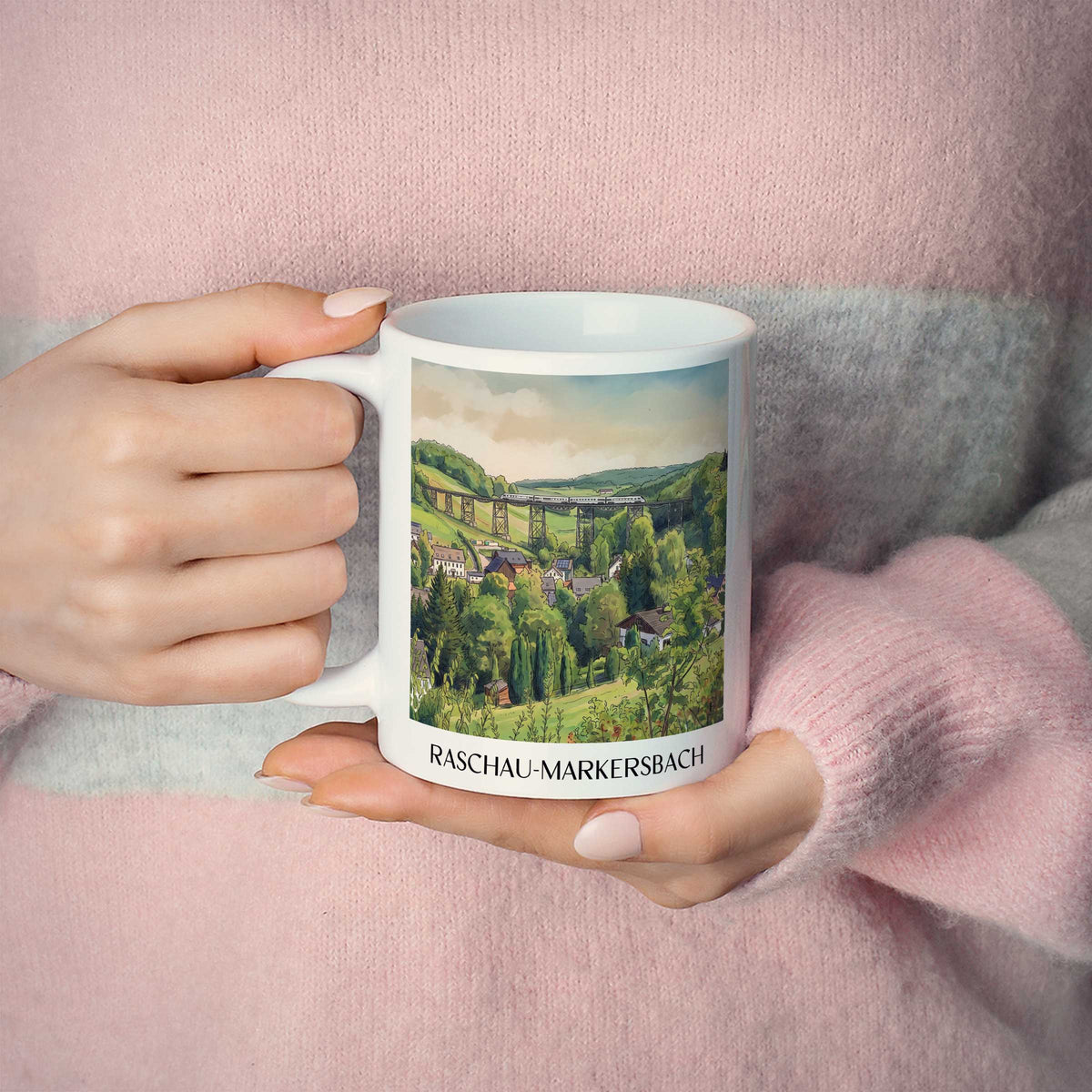 raschau-markersbach-erzgebirge-deutschland-kaffeebecher-aquarell