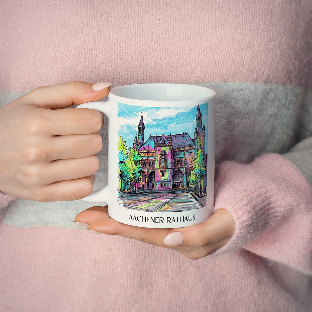 rathaus--aachen-deutschland-kaffeebecher-graffiti