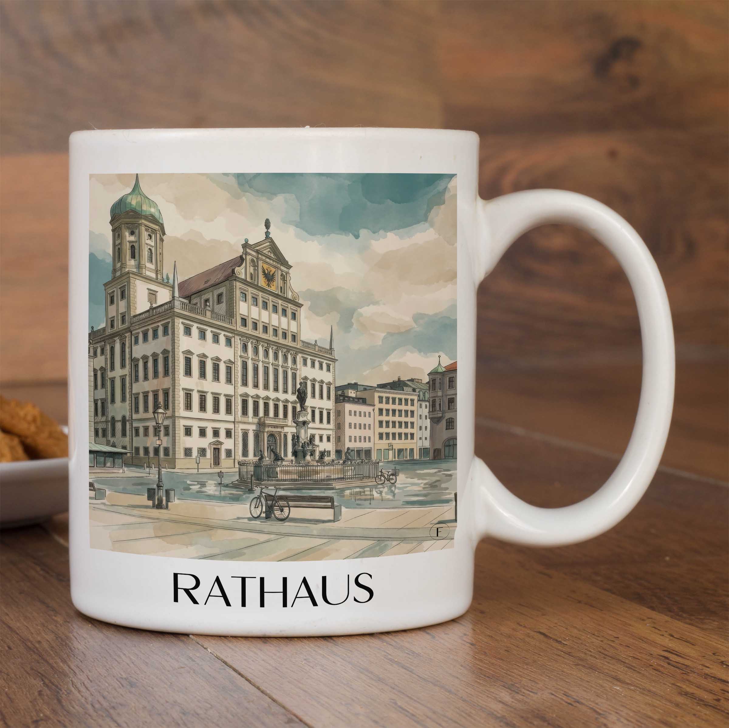 rathaus-augsburg-deutschland-kaffeebecher-aquarell