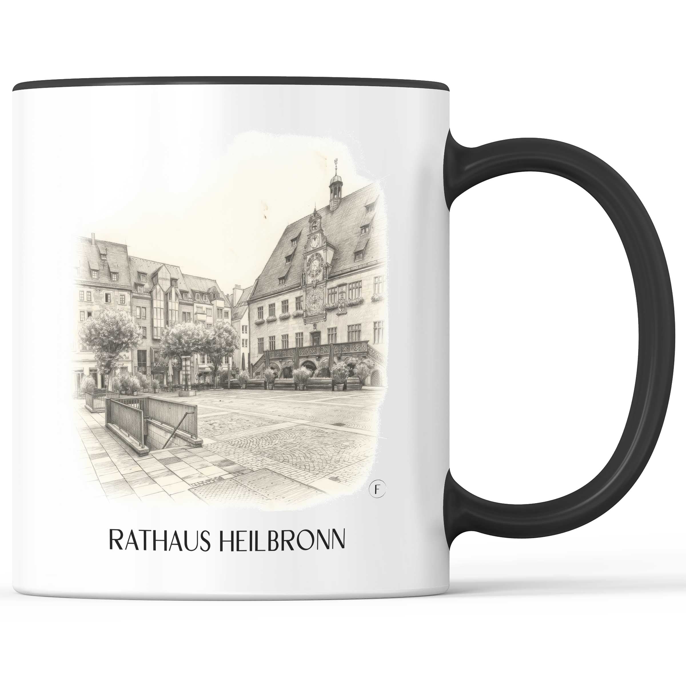 rathaus-heilbronn-deutschland-kaffeebecher-bleistift-zeichnung-drawing