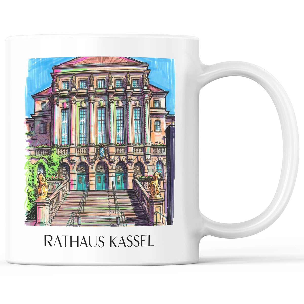 rathaus-kassel-deutschland-kaffeebecher-graffiti