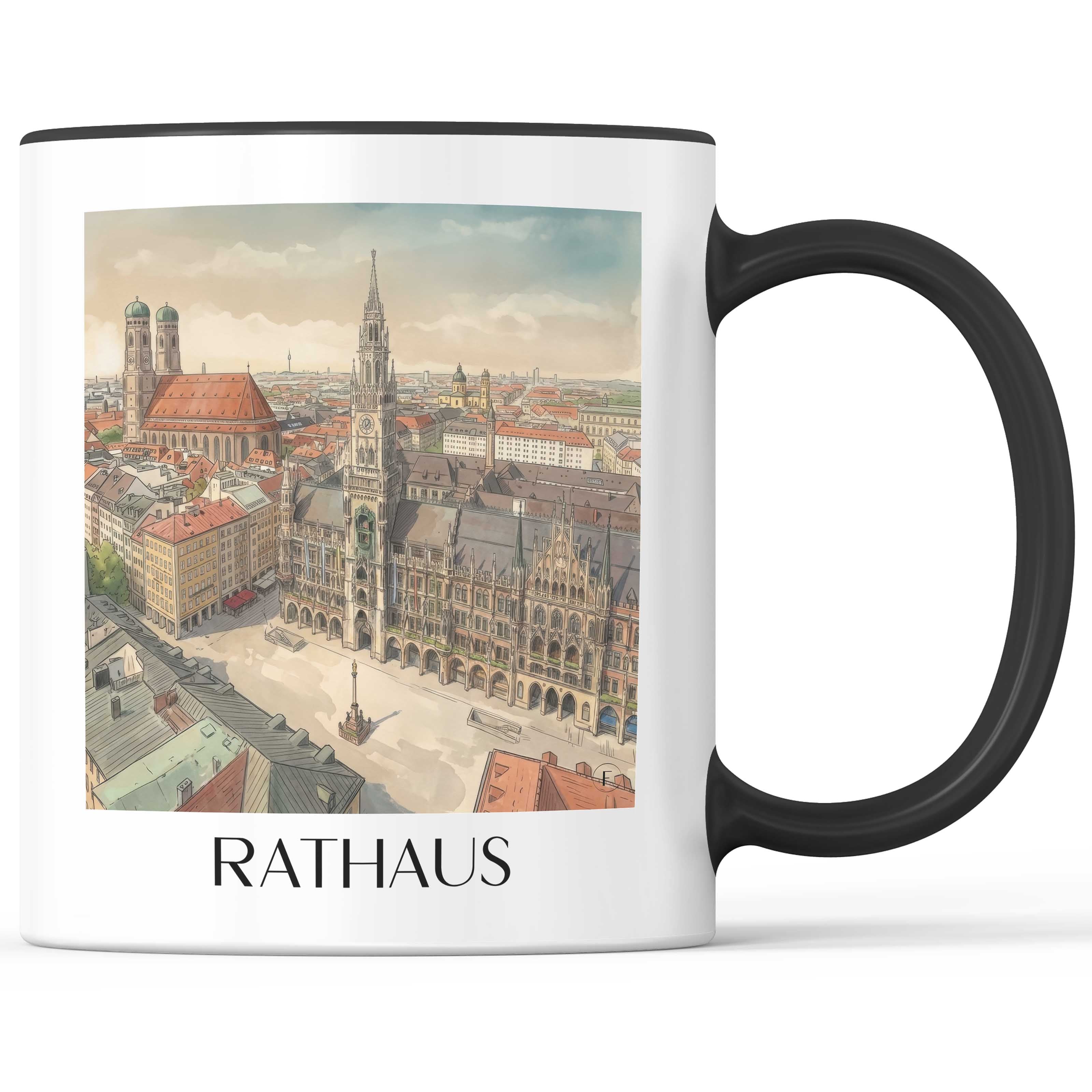 rathaus-münchen-deutschland-kaffeebecher-aquarell
