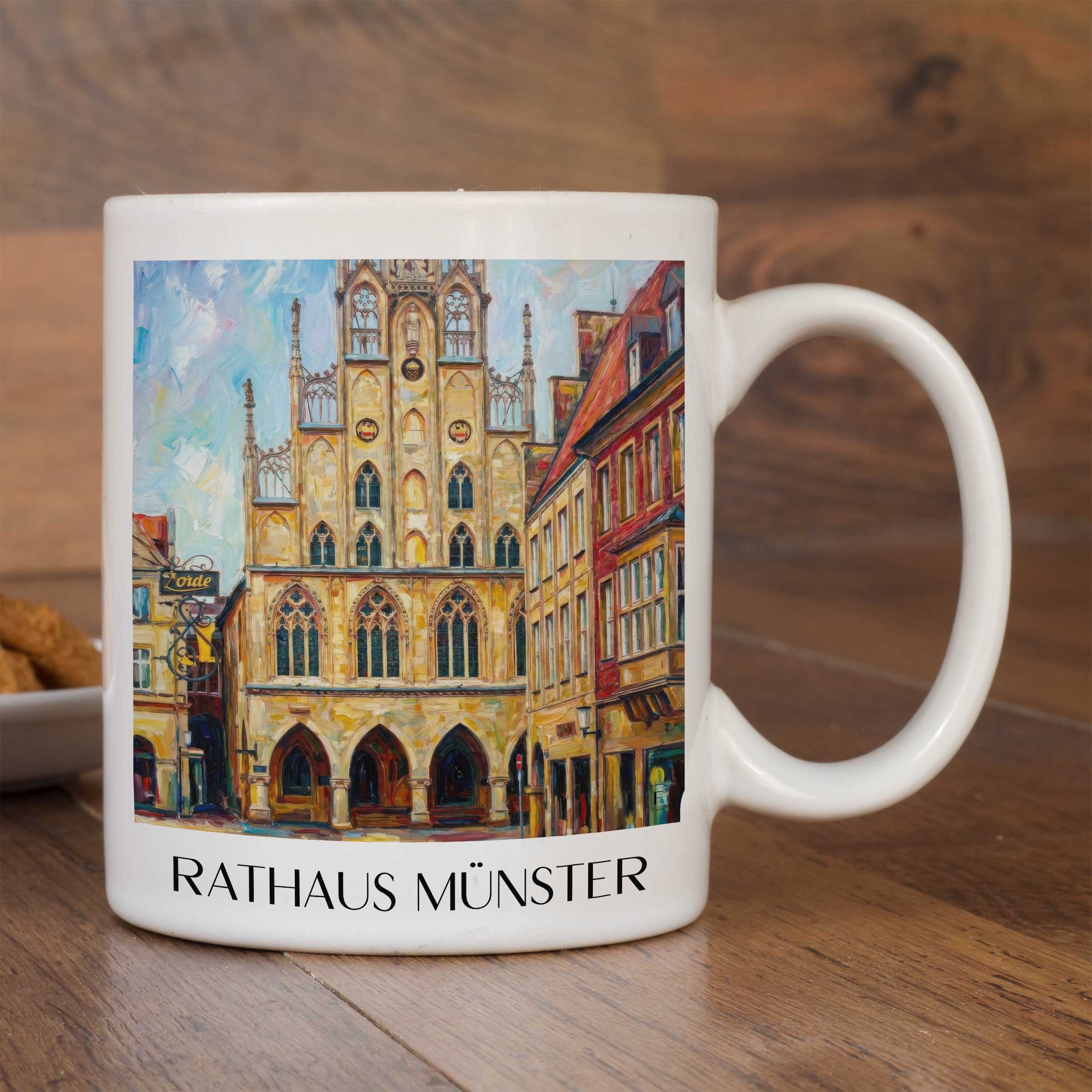 rathaus-münster-deutschland-kaffeebecher-oil-painting-oelgemaelde