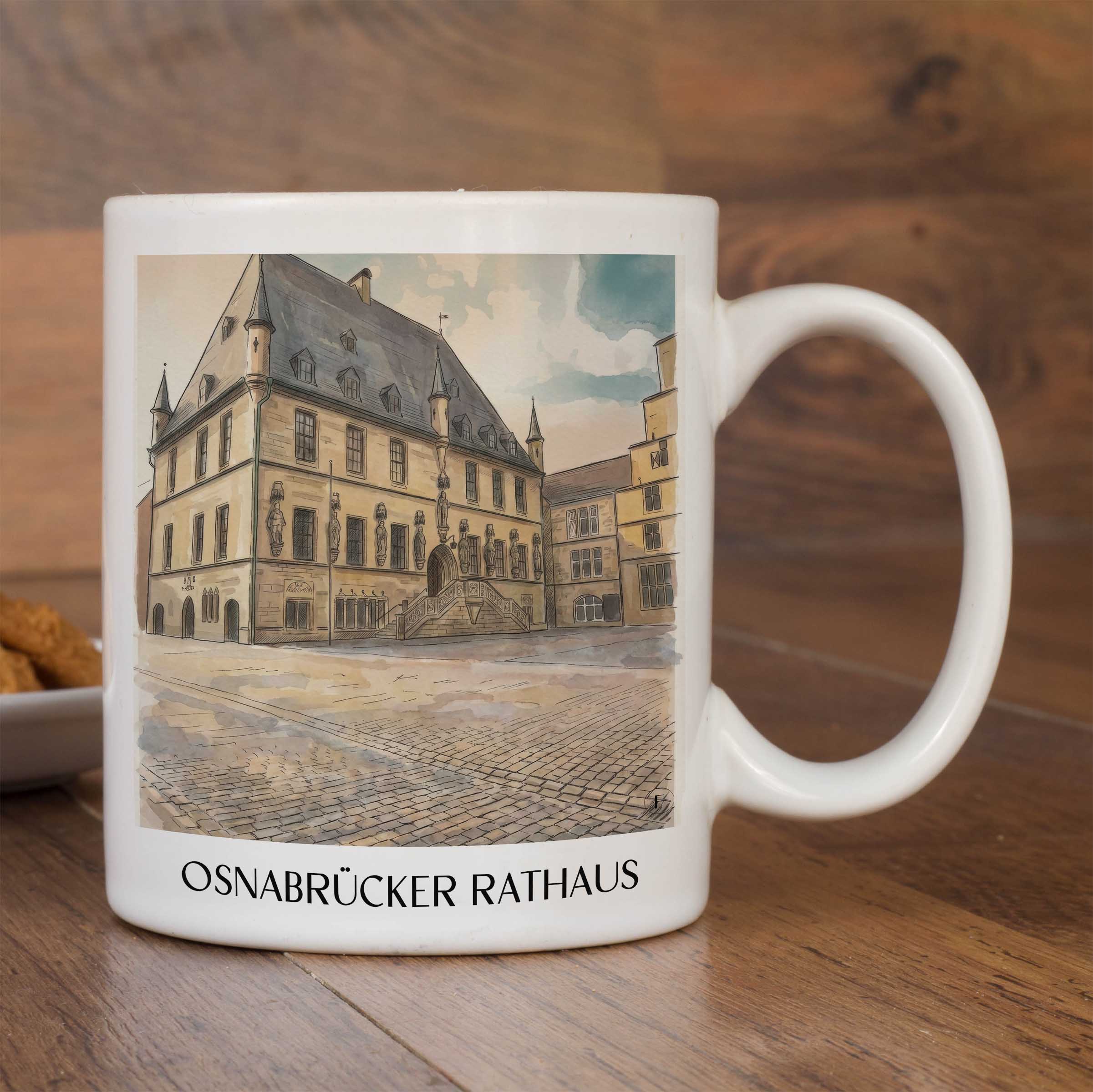 rathaus-osnabrück-deutschland-kaffeebecher-aquarell