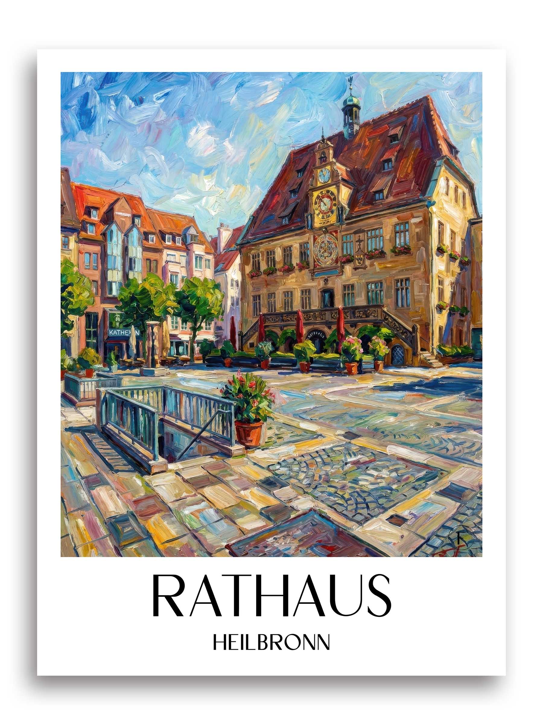 rathaus-heilbronn-deutschland-poster-oil-painting-oelgemaelde