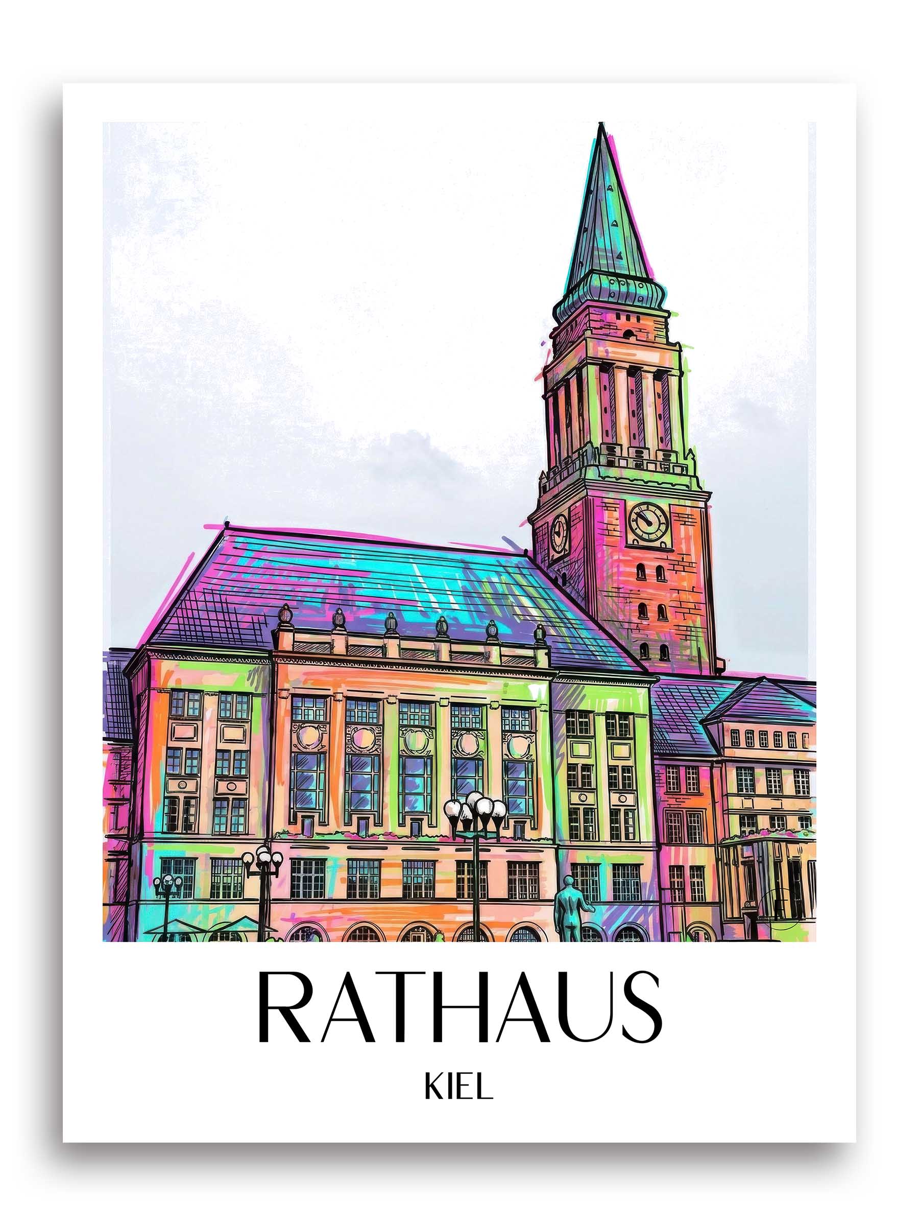 rathaus-kiel-deutschland-poster-graffiti