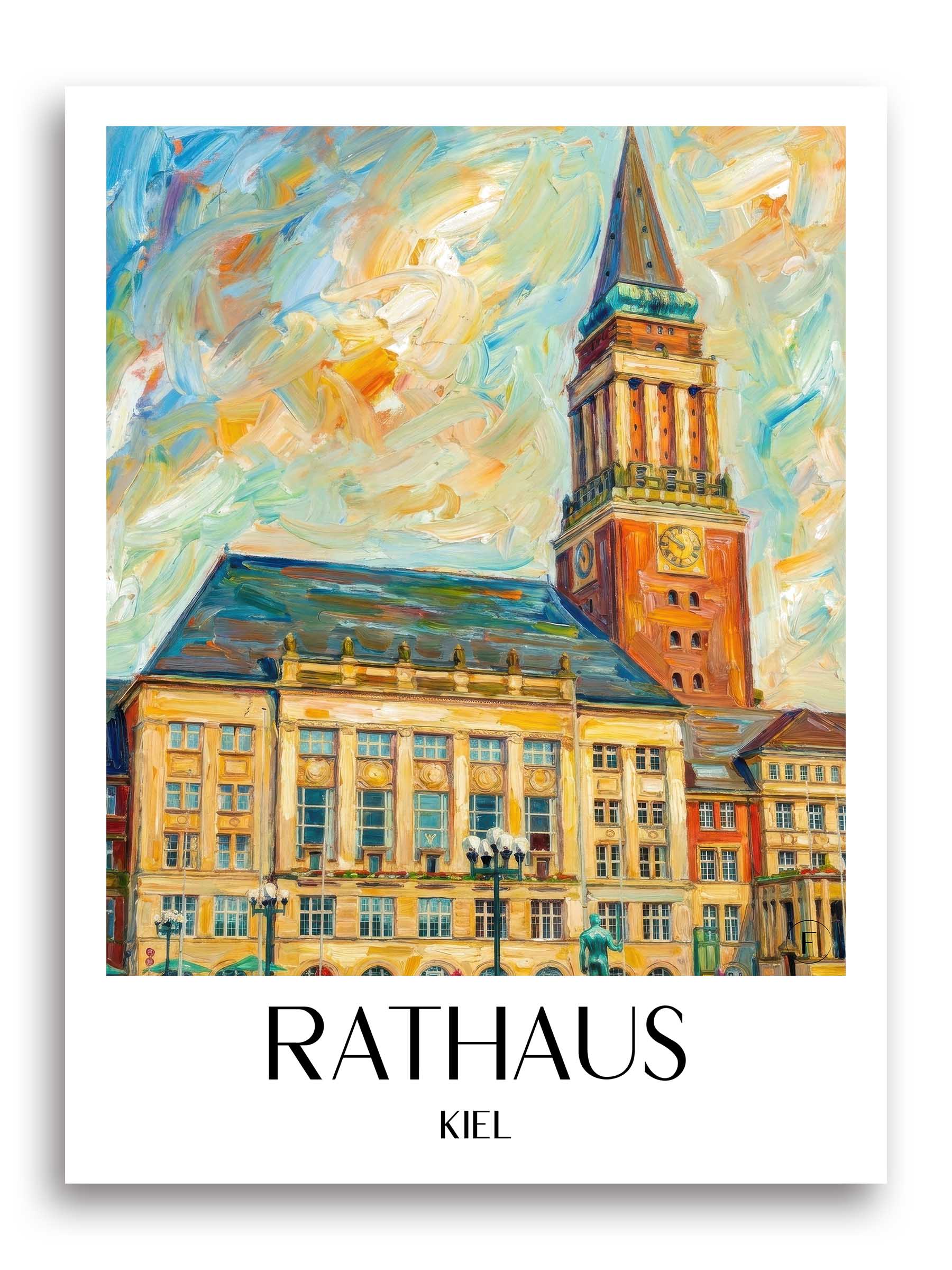 rathaus-kiel-deutschland-poster-oil-painting-oelgemaelde