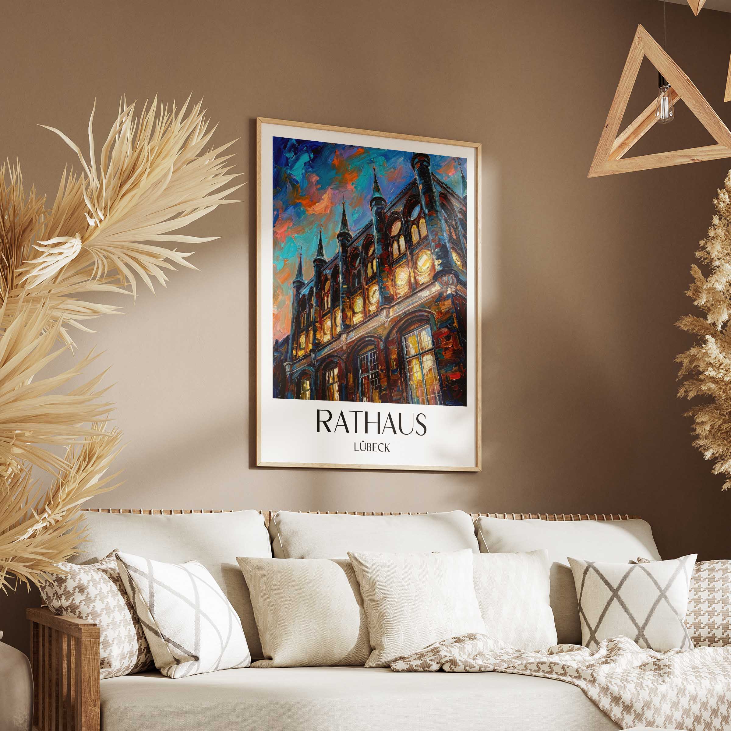 rathaus-lübeck-deutschland-poster-oil-painting-oelgemaelde