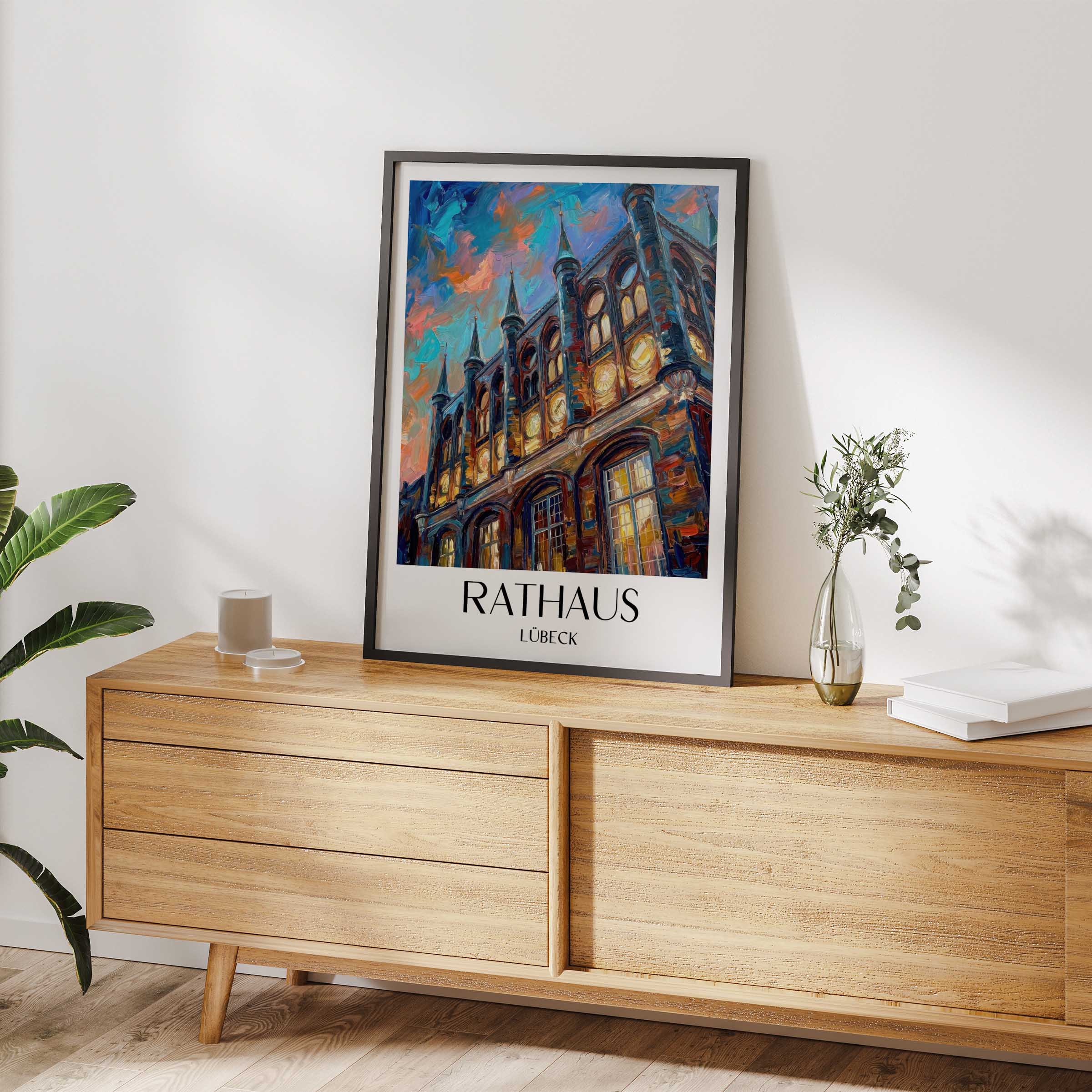 rathaus-lübeck-deutschland-poster-oil-painting-oelgemaelde