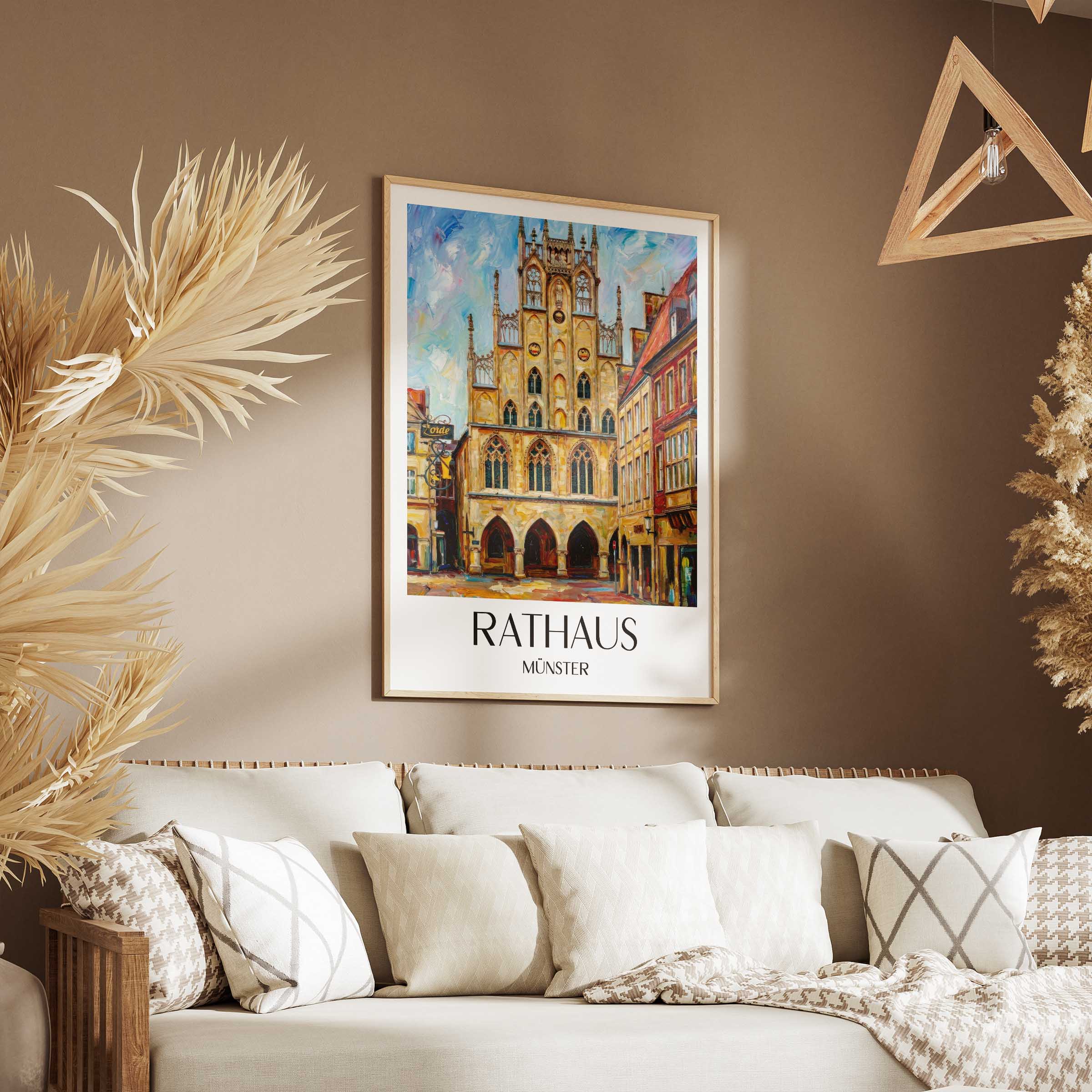 rathaus-münster-deutschland-poster-oil-painting-oelgemaelde