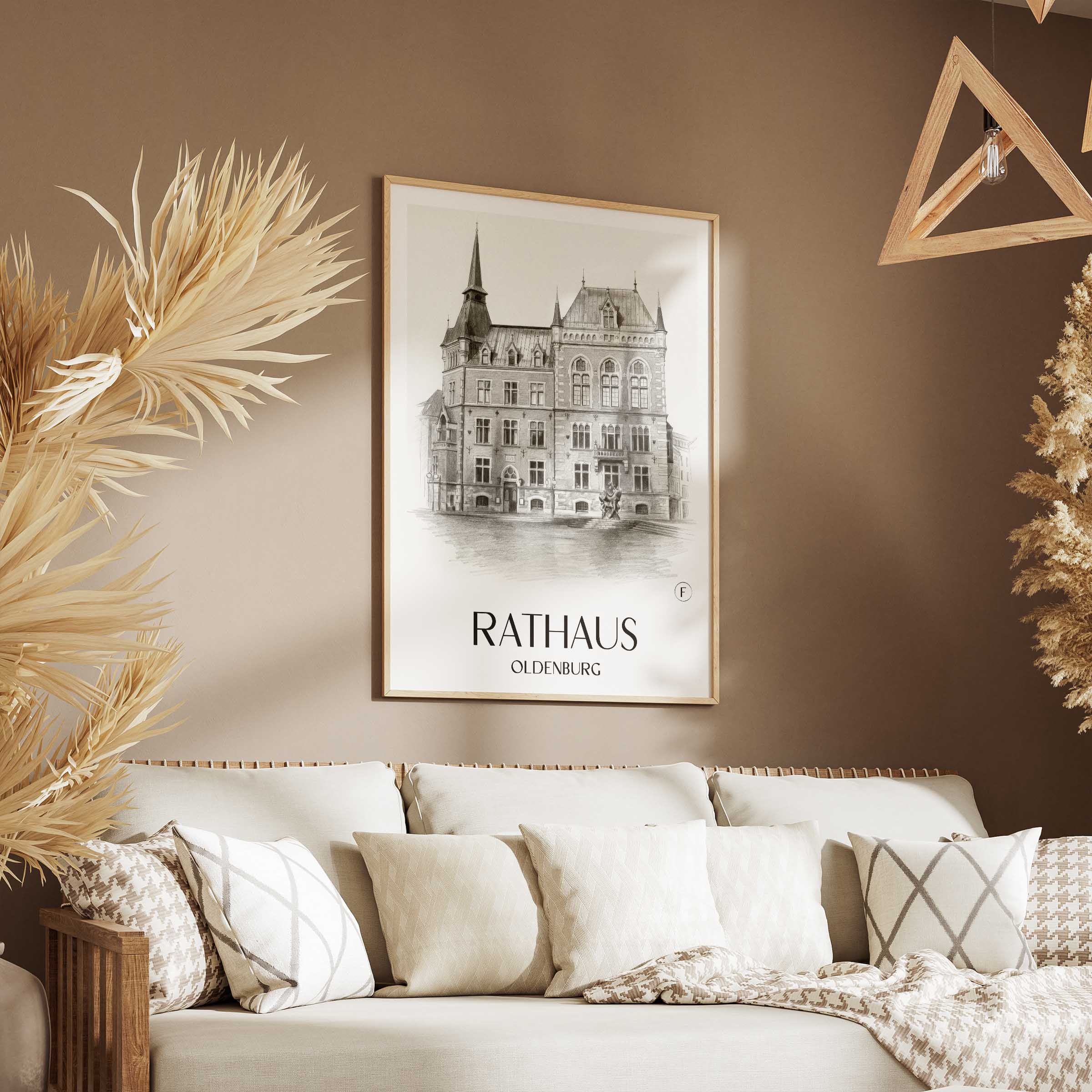 rathaus-oldenburg-deutschland-poster-bleistift-zeichnung-drawing