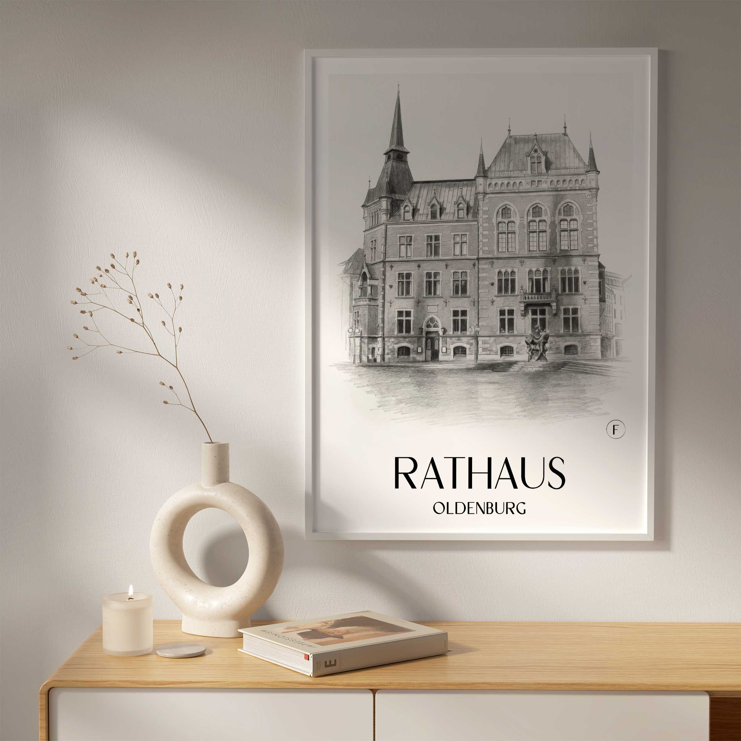 rathaus-oldenburg-deutschland-poster-bleistift-zeichnung-drawing