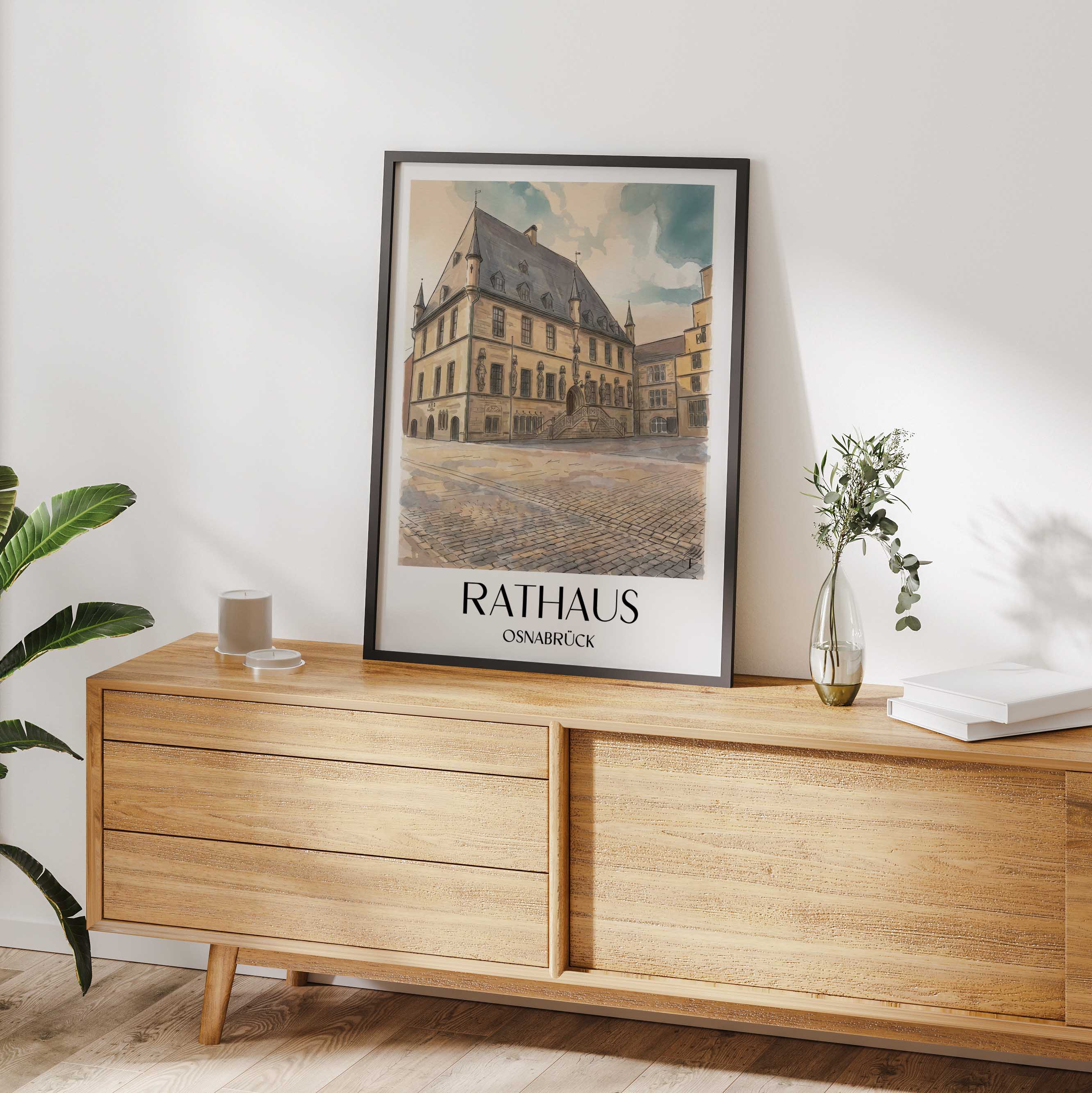 rathaus-osnabrück-deutschland-poster-aquarell