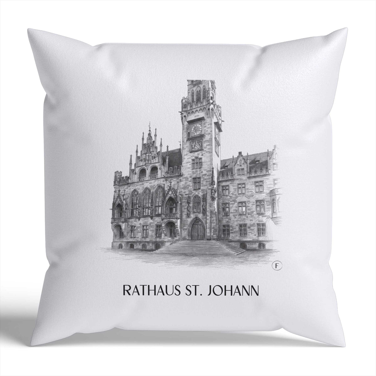 rathaus-st.-johann-saarbrücken-deutschland-kissenbezug-bleistift-zeichnung-drawing