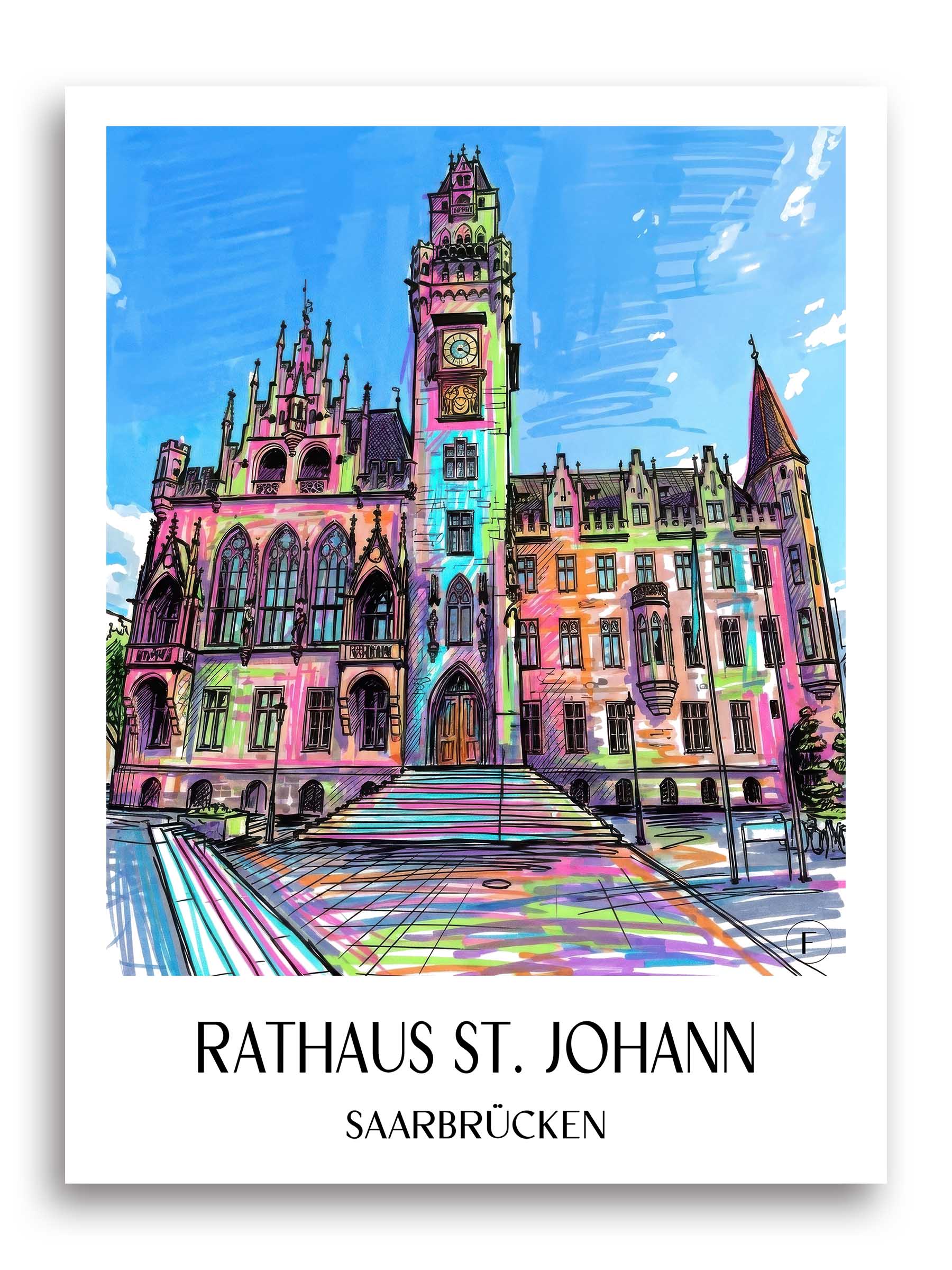 rathaus-st.-johann-saarbrücken-deutschland-poster-graffiti