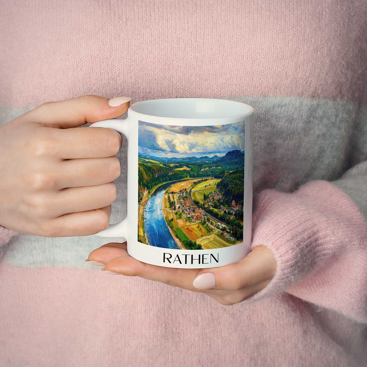 rathen-sächsische-schweiz-deutschland-kaffeebecher-oil-painting-oelgemaelde