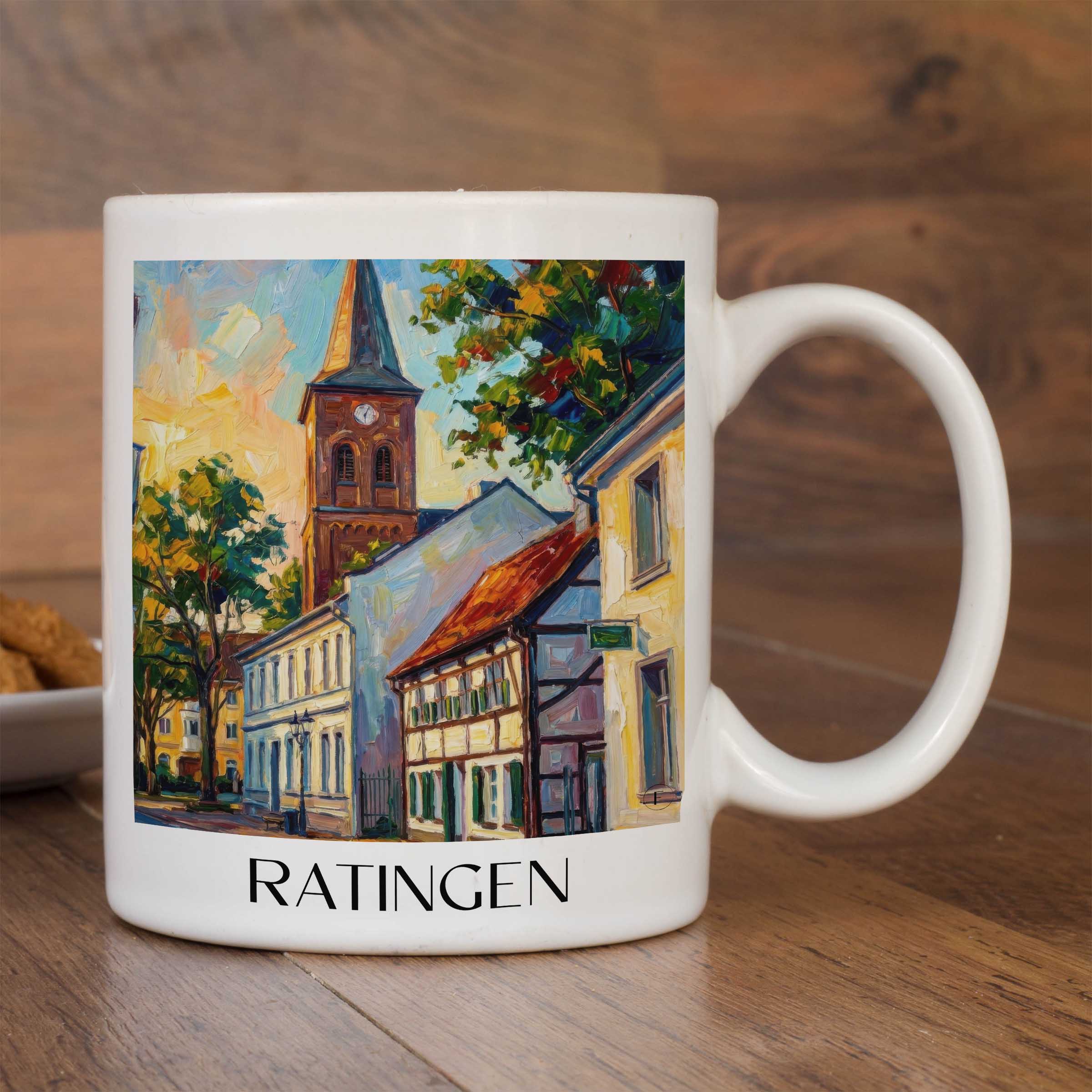 ratingen-deutschland-kaffeebecher-oil-painting-oelgemaelde