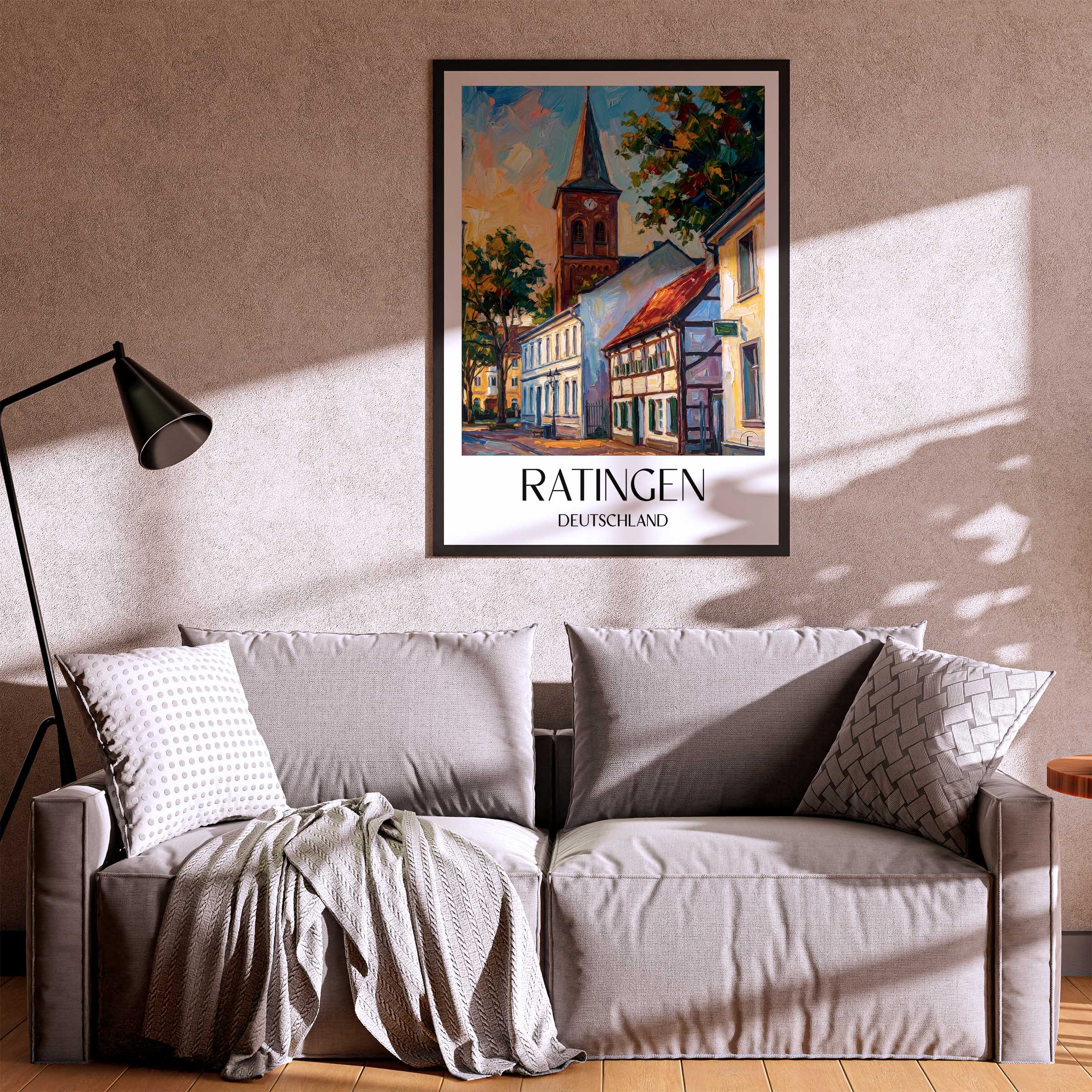 ratingen-deutschland-poster-oil-painting-oelgemaelde