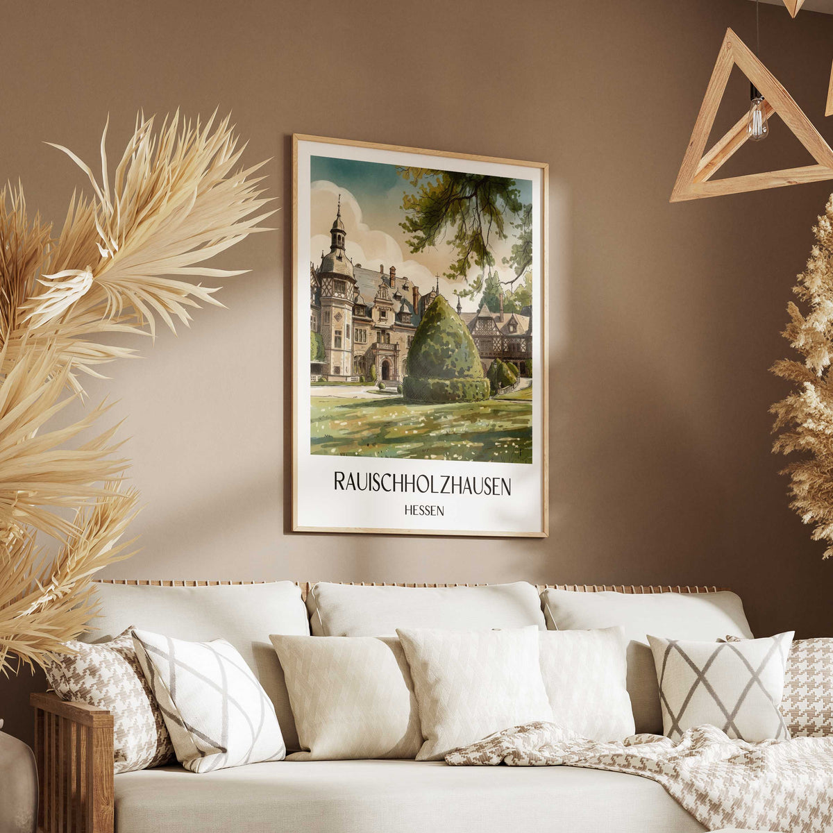 rauischholzhausen-hessen-deutschland-poster-aquarell