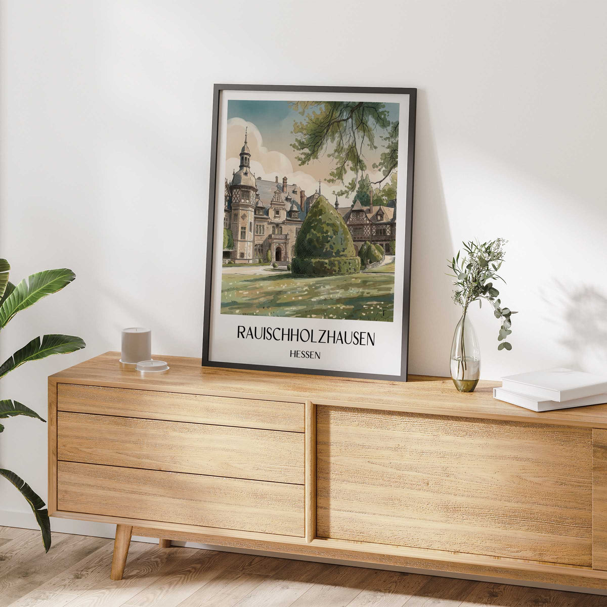 rauischholzhausen-hessen-deutschland-poster-aquarell