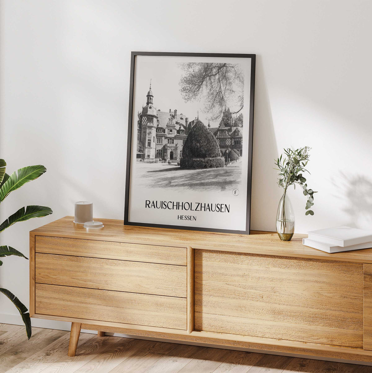 rauischholzhausen-hessen-deutschland-poster-bleistift-zeichnung-drawing